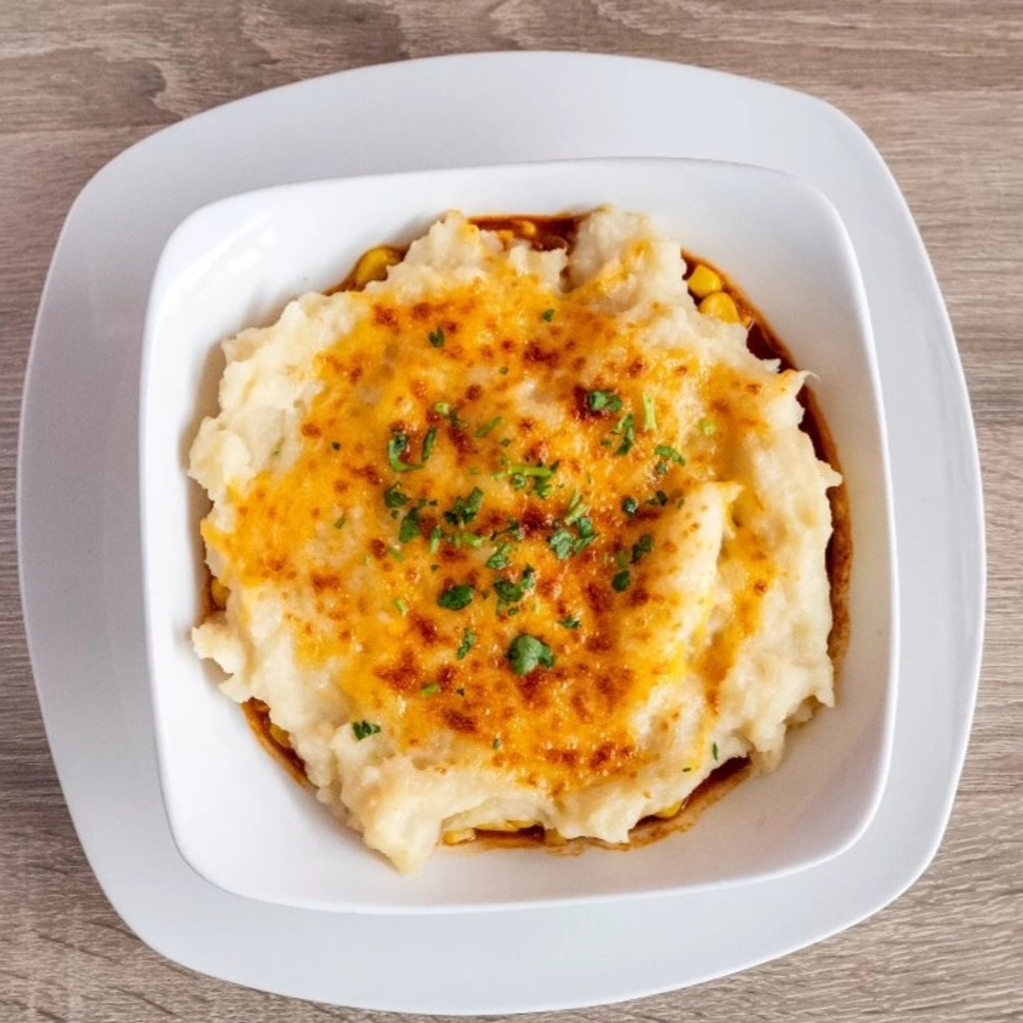 Baked Chili Shepard's Pie