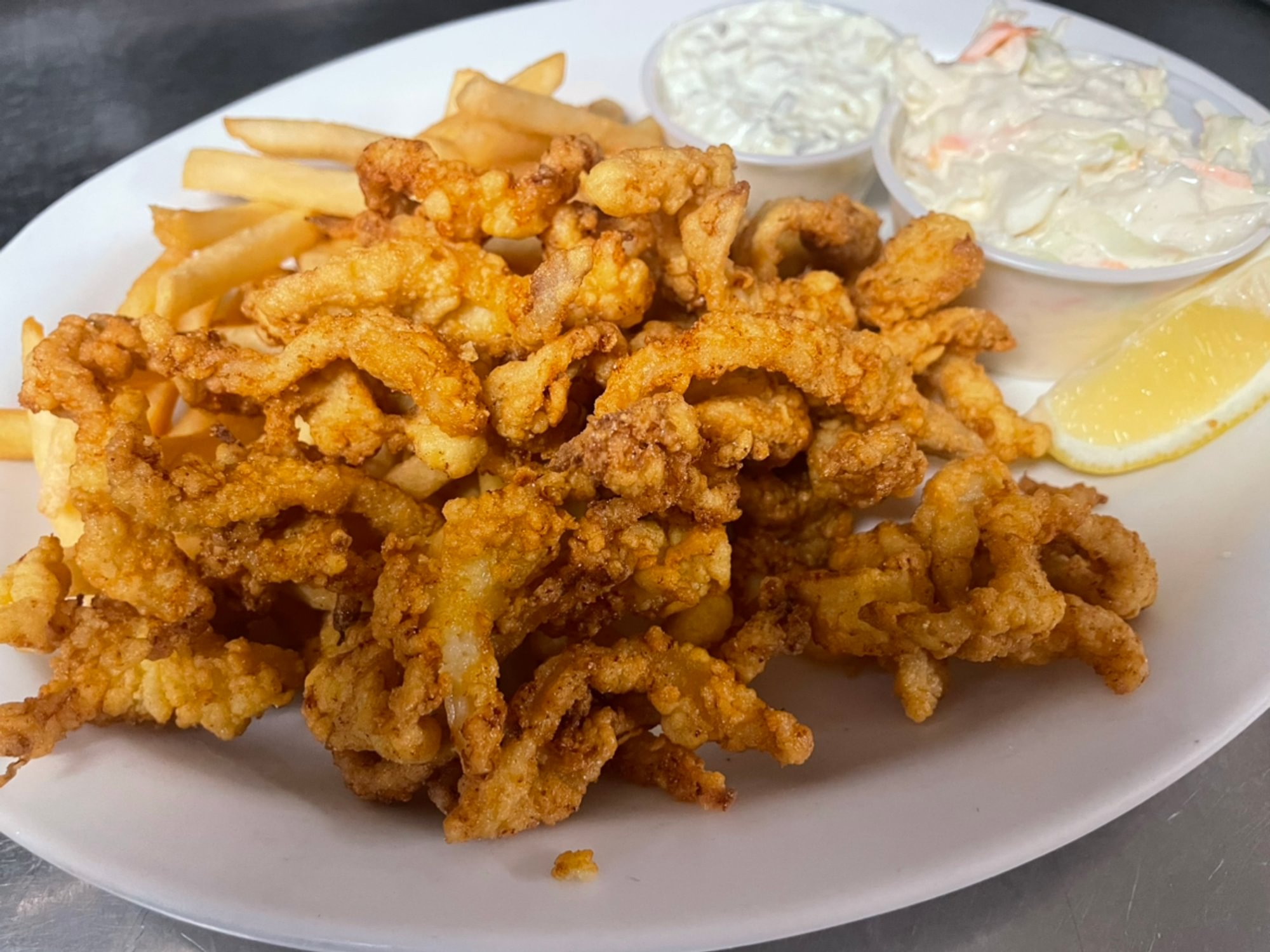 Fried Clam Strip Platter