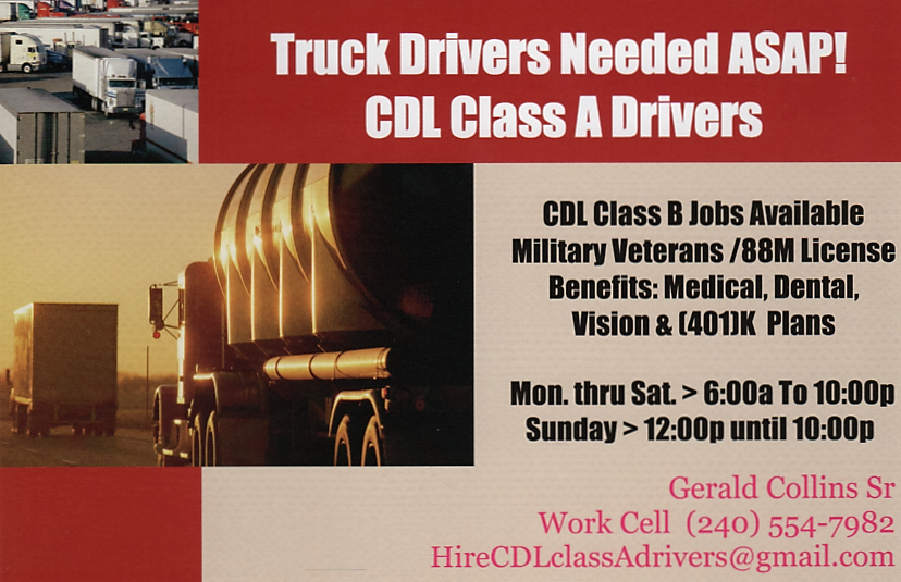 Hire Class A Commercial Drivers, LLC