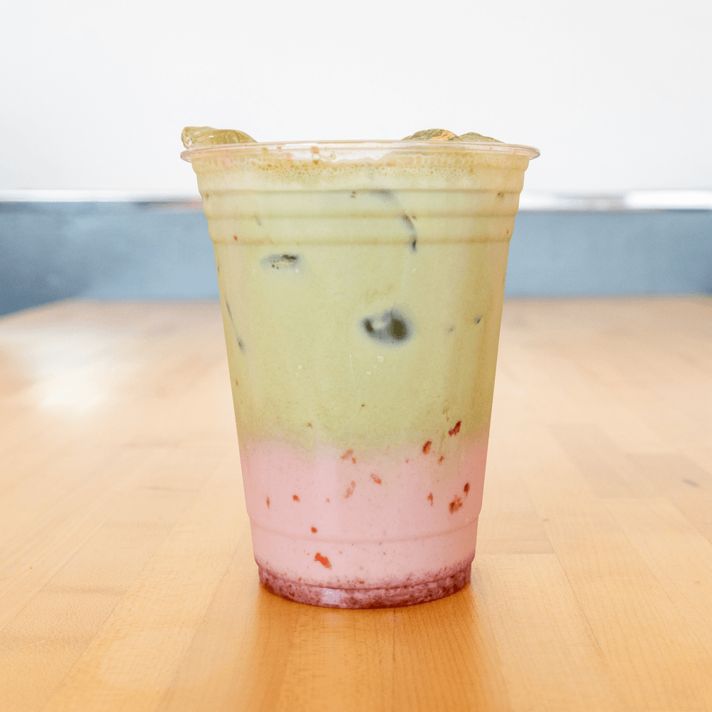 Strawberry Matcha Latte