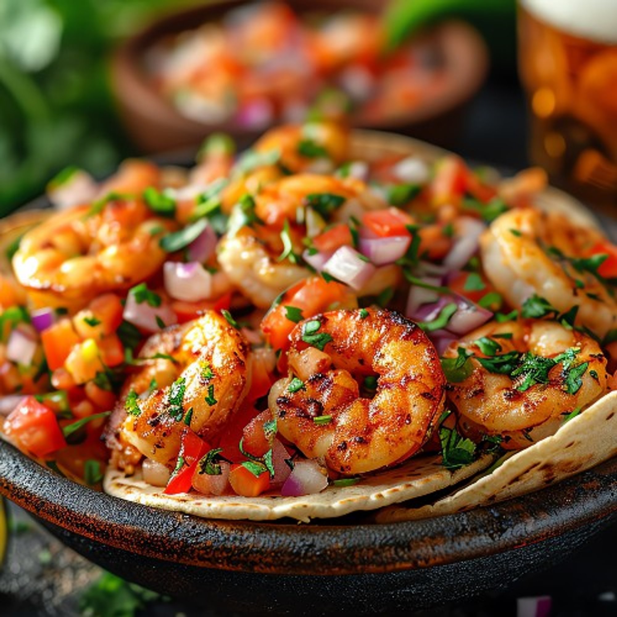 Shrimp Fajitas