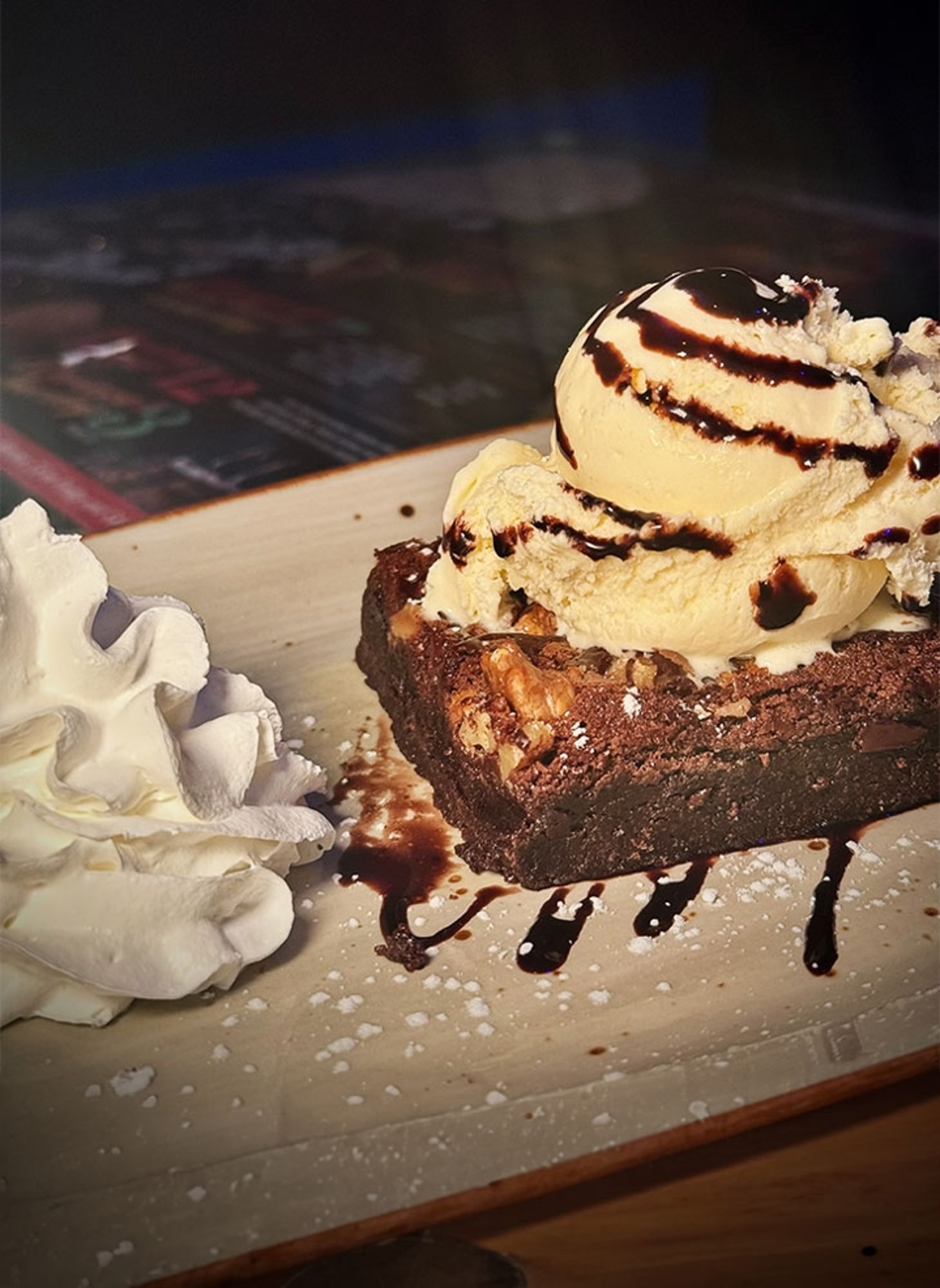 Brownie with Ice Cream