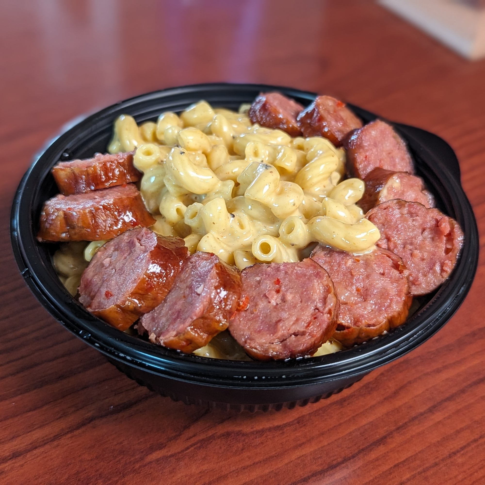 Mac Bowl with Smoked Hot Sausage