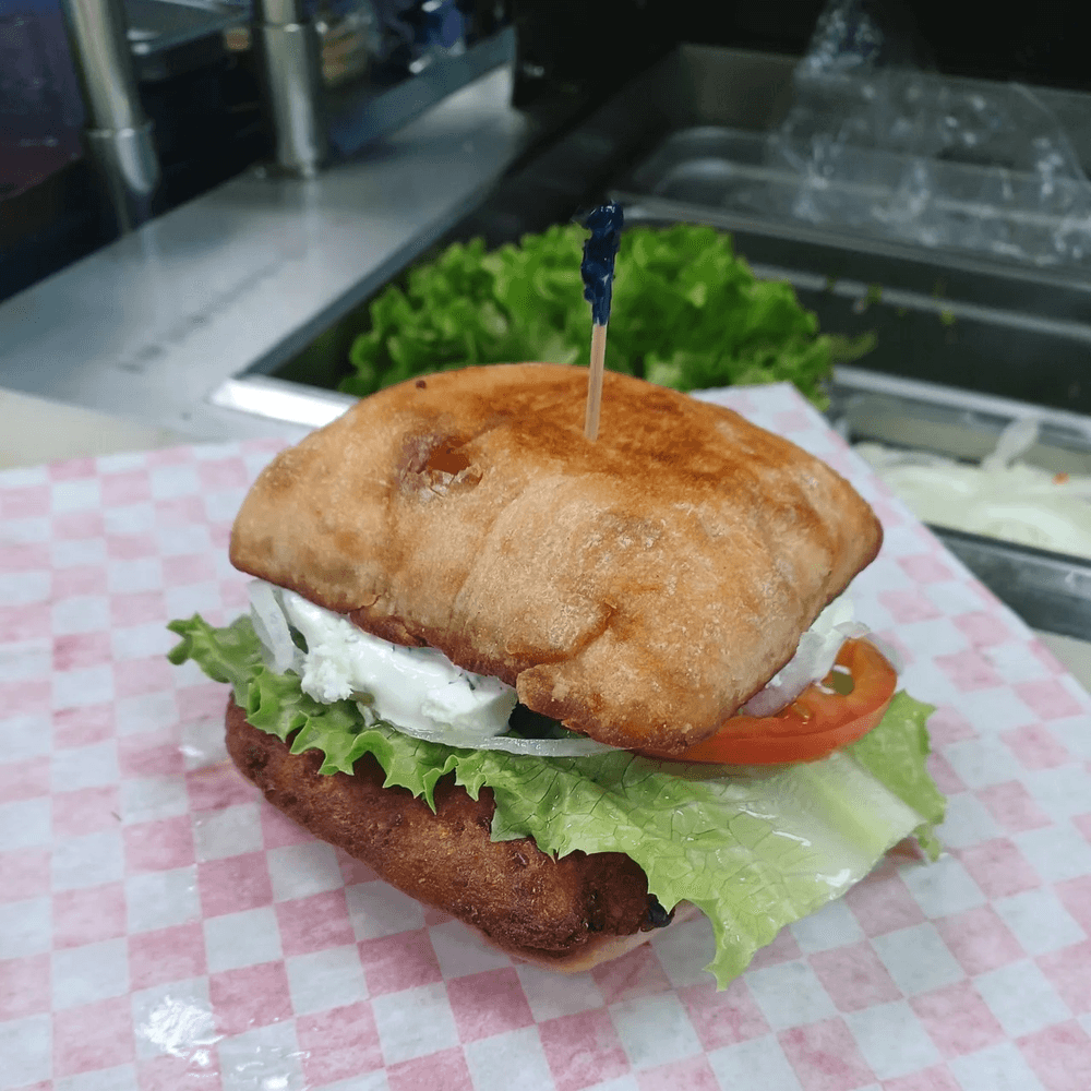 Hummus Chickpea Burger