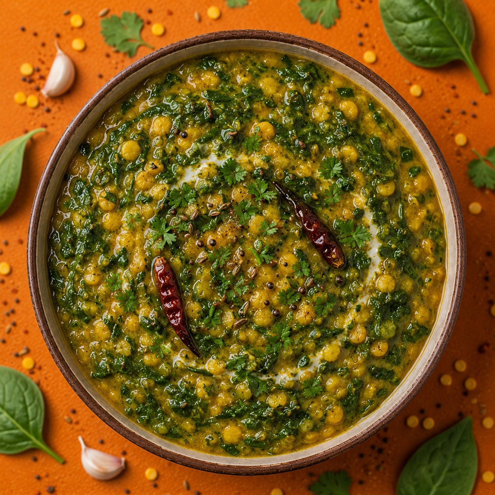 Spinach Dal Curry