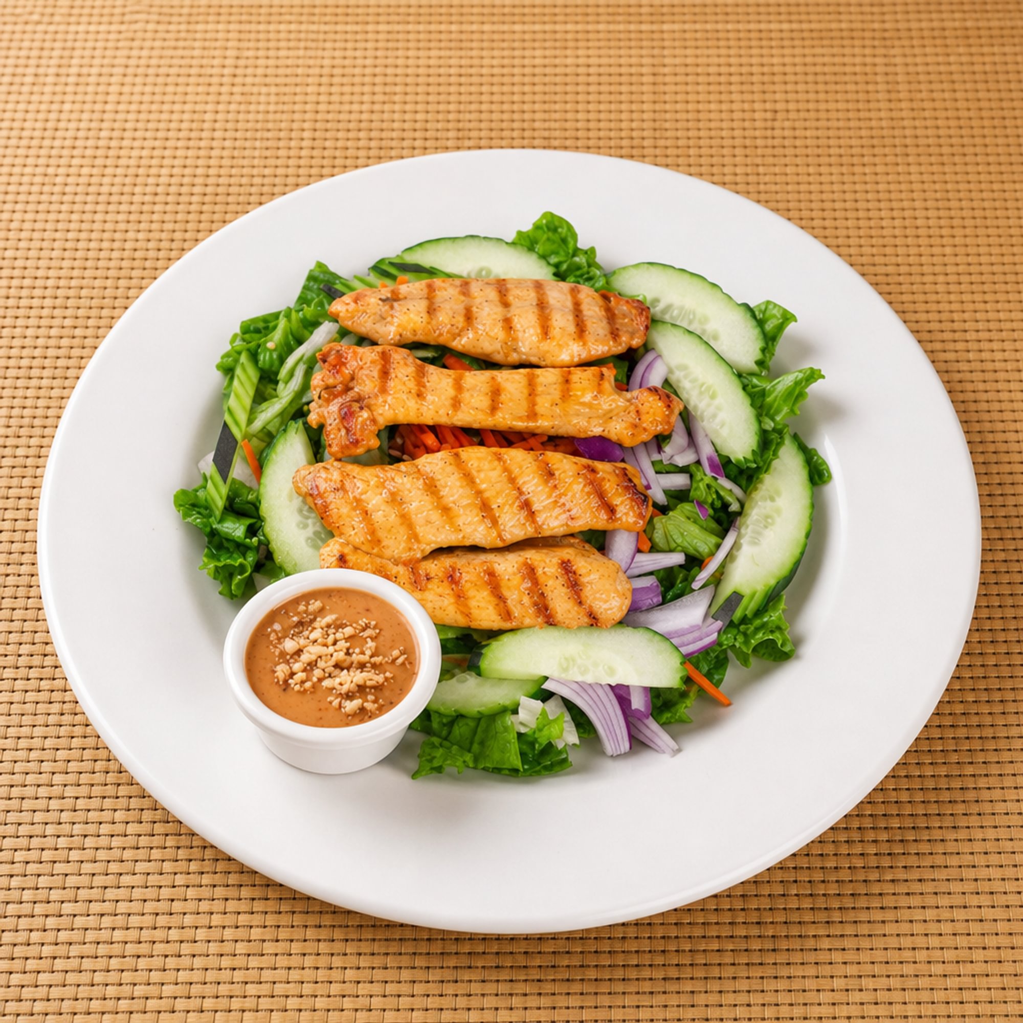 Chicken Satay Salad