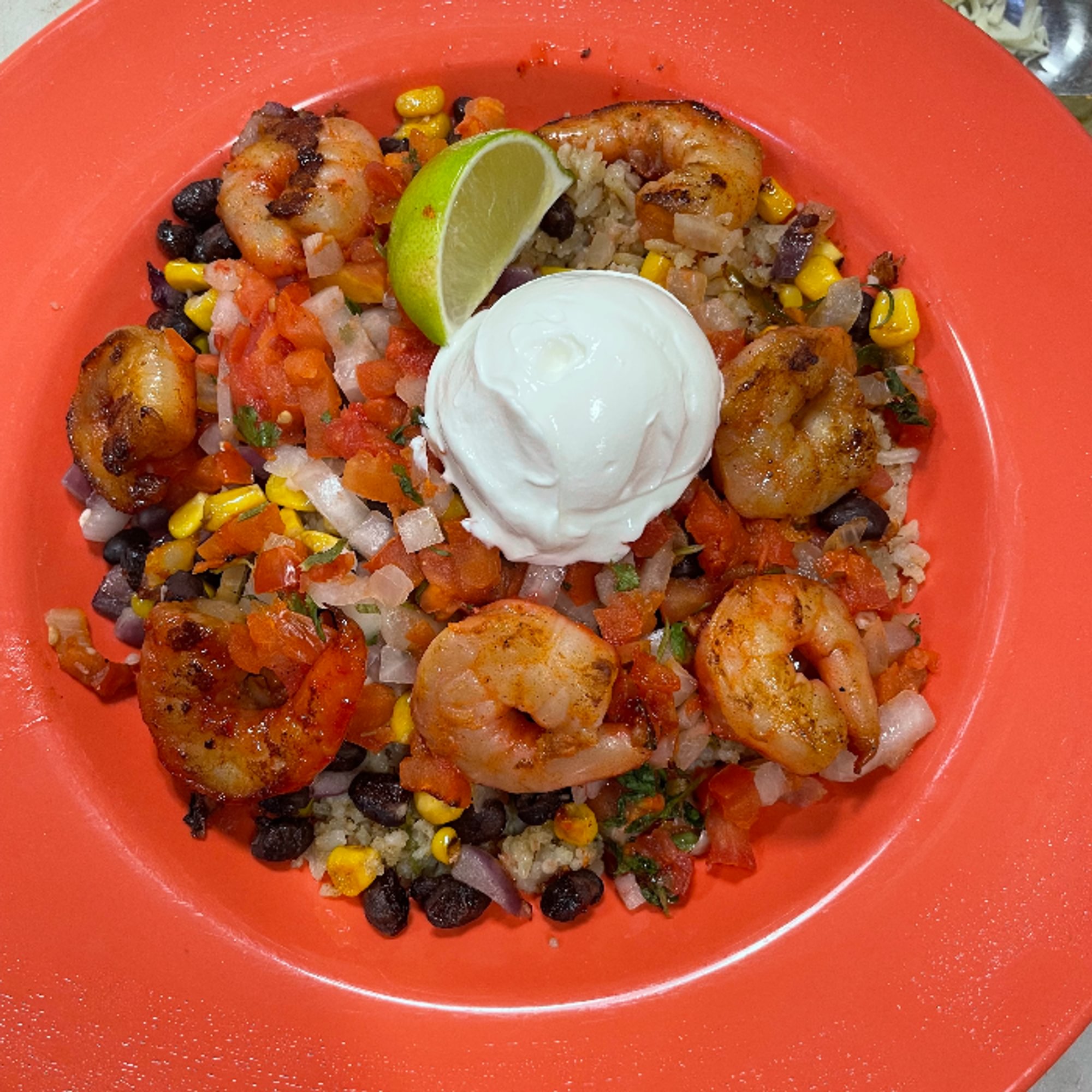 Shrimp Fajita Bowl