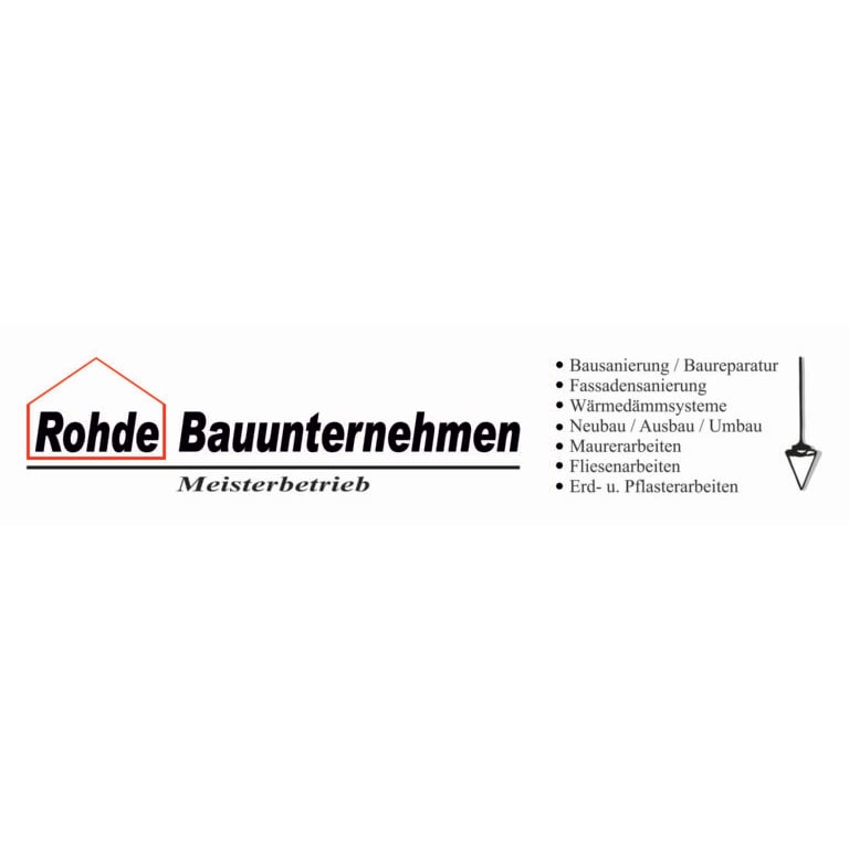 Logo von Rohde Bauunternehmen