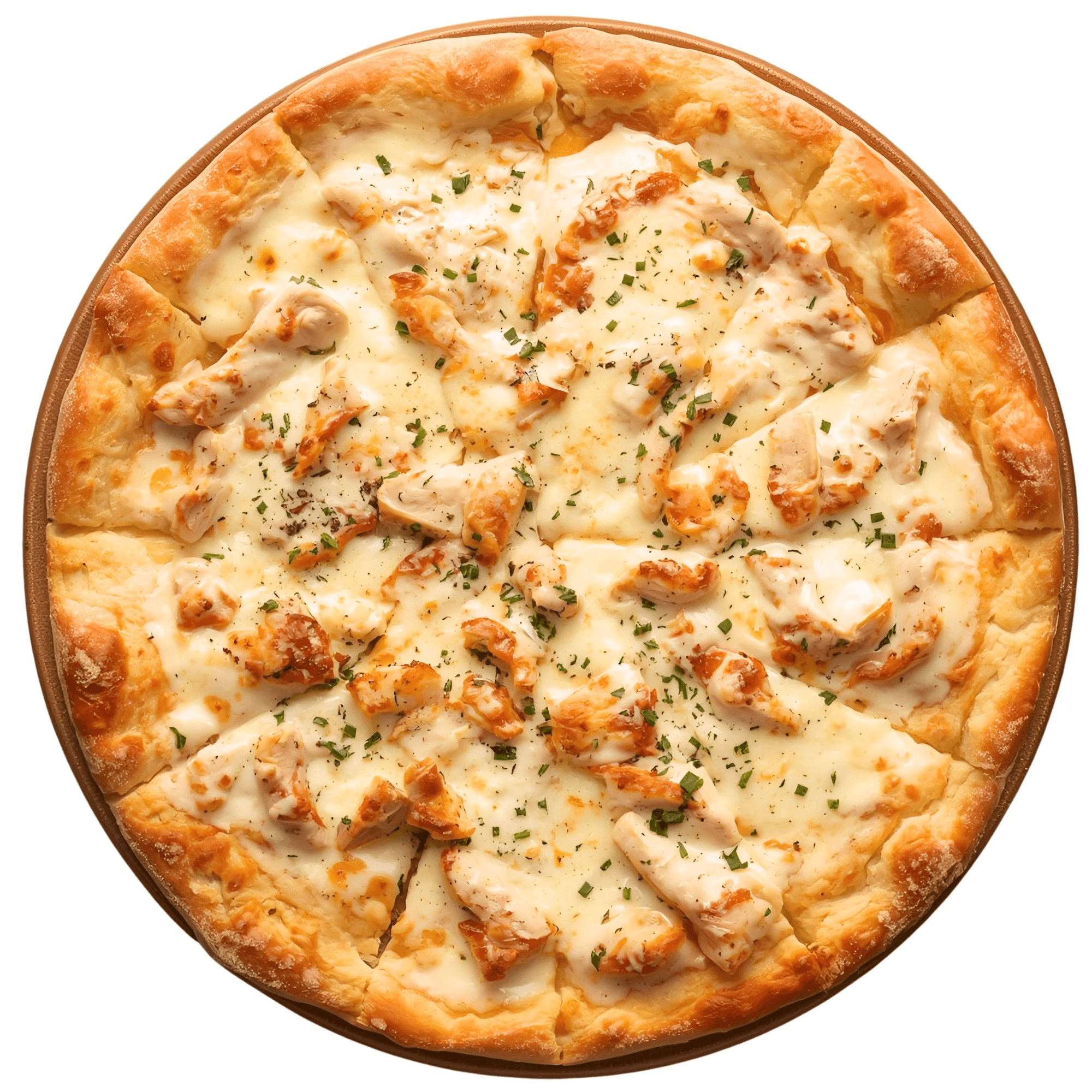 Chicken Alfredo Pizza