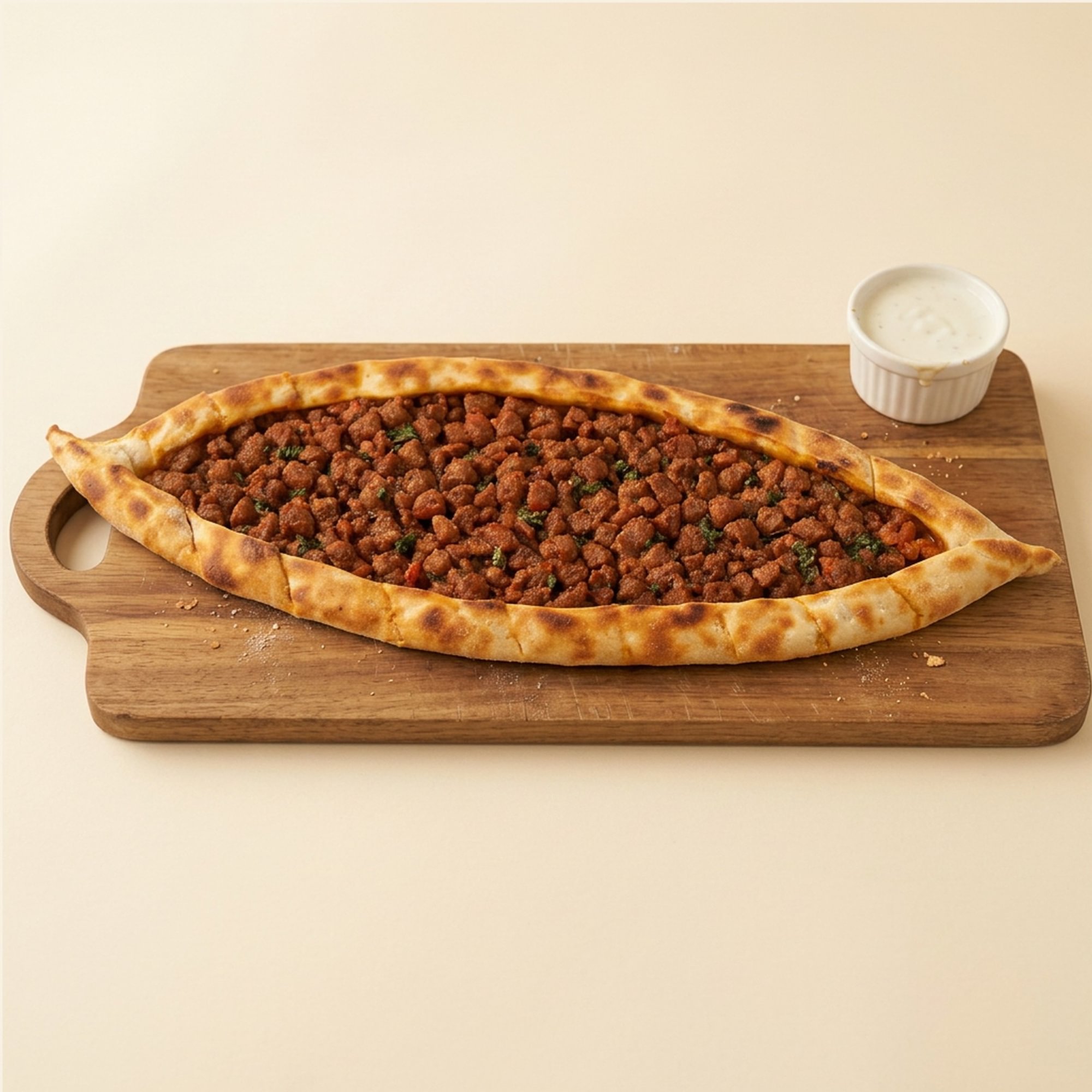 Chopped Meat Pide (Kusbasili)