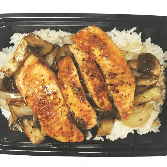 Teriyaki Salmon Hibachi