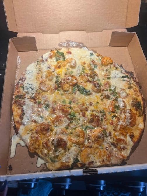Medium - Spicy Shrimp Pizza