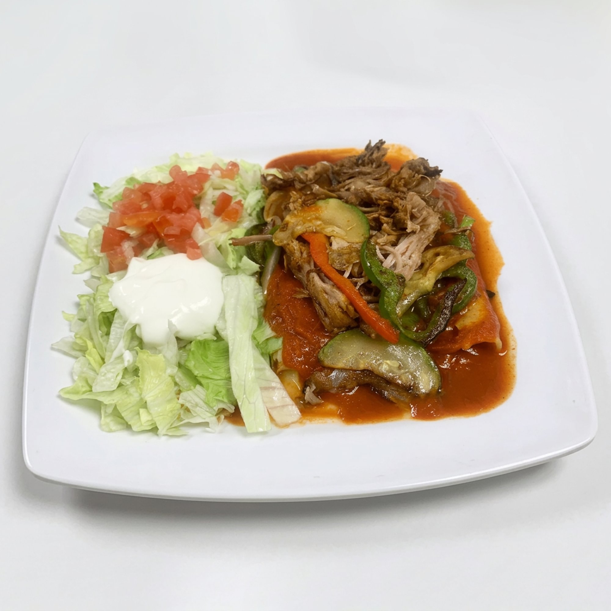 44. Enchiladas Rancheras