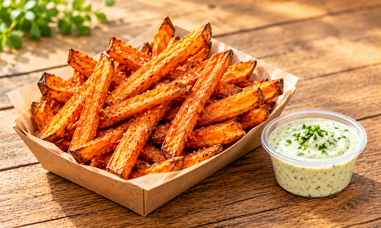 FRIES & CREAMY WASABI