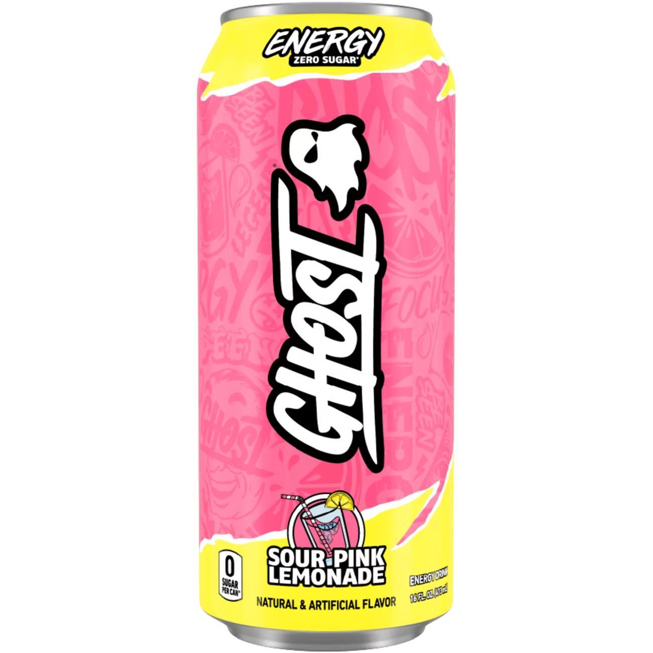 Ghost Energy Sour Pink Lemonade 16oz