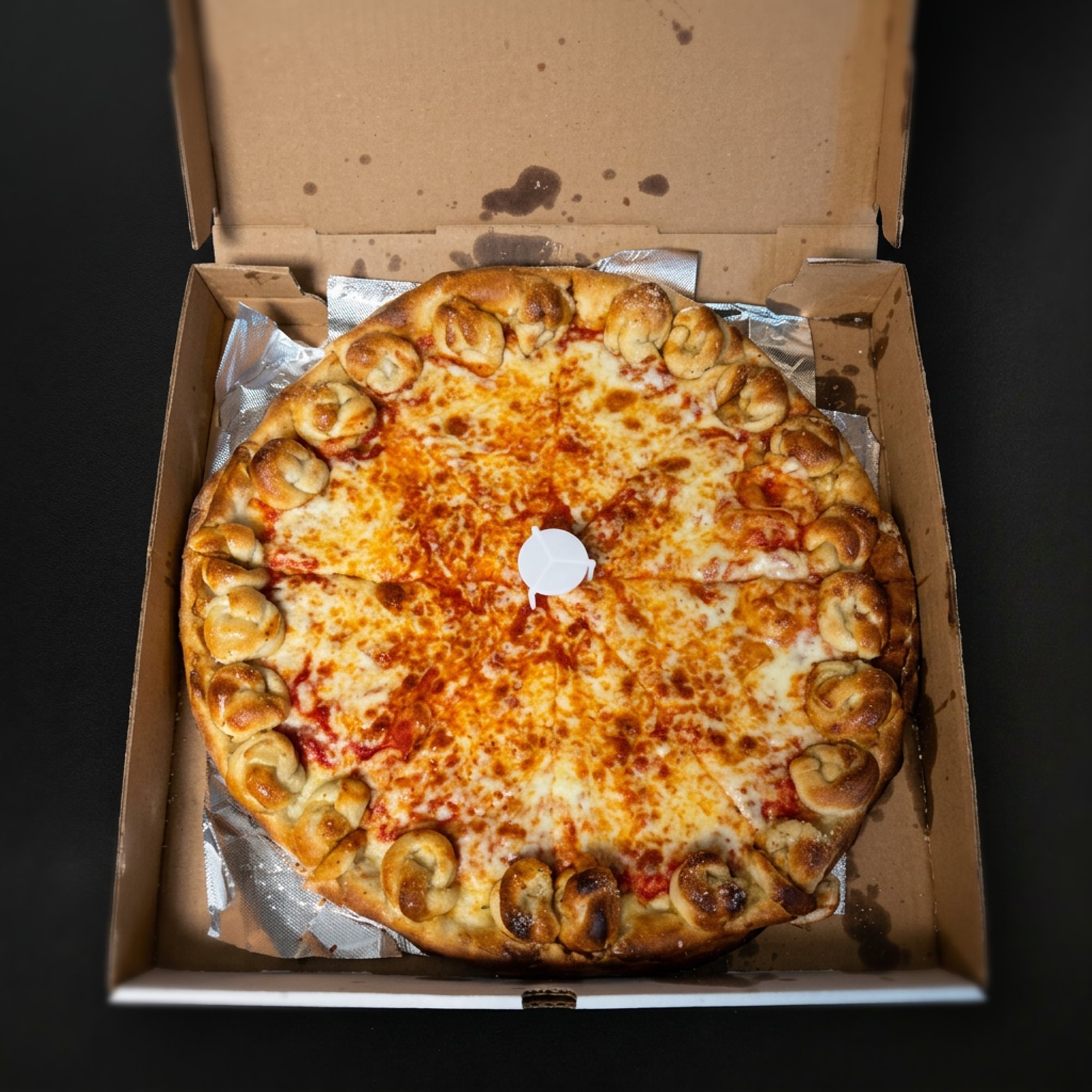 Garlic Knot Crust Pizza