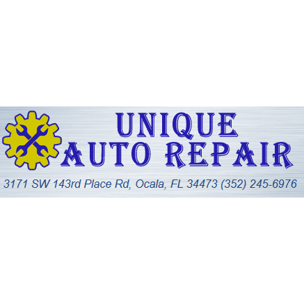 Unique Auto Repair Logo