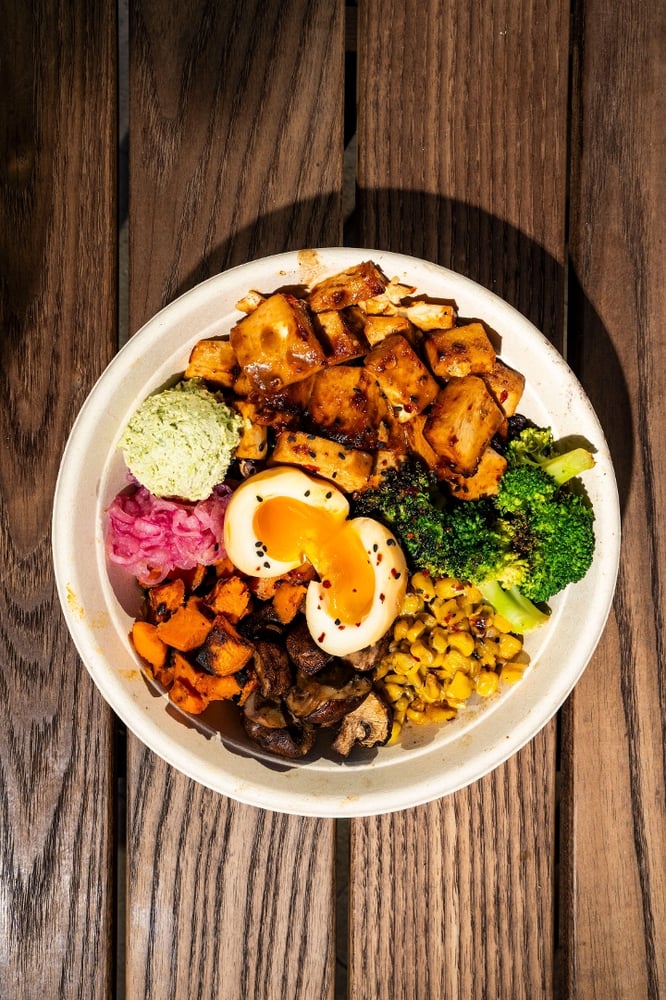 Build Your Own Sambal-Glazed Tofu Bowl