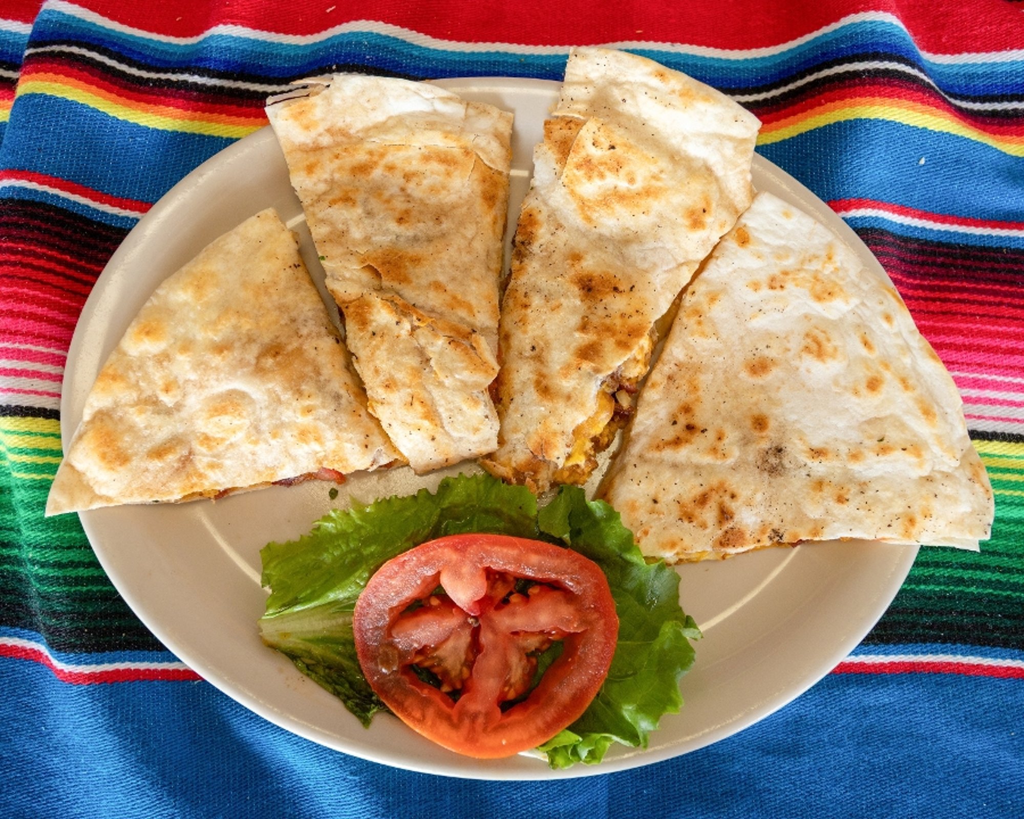 Half Breakfast Quesadilla