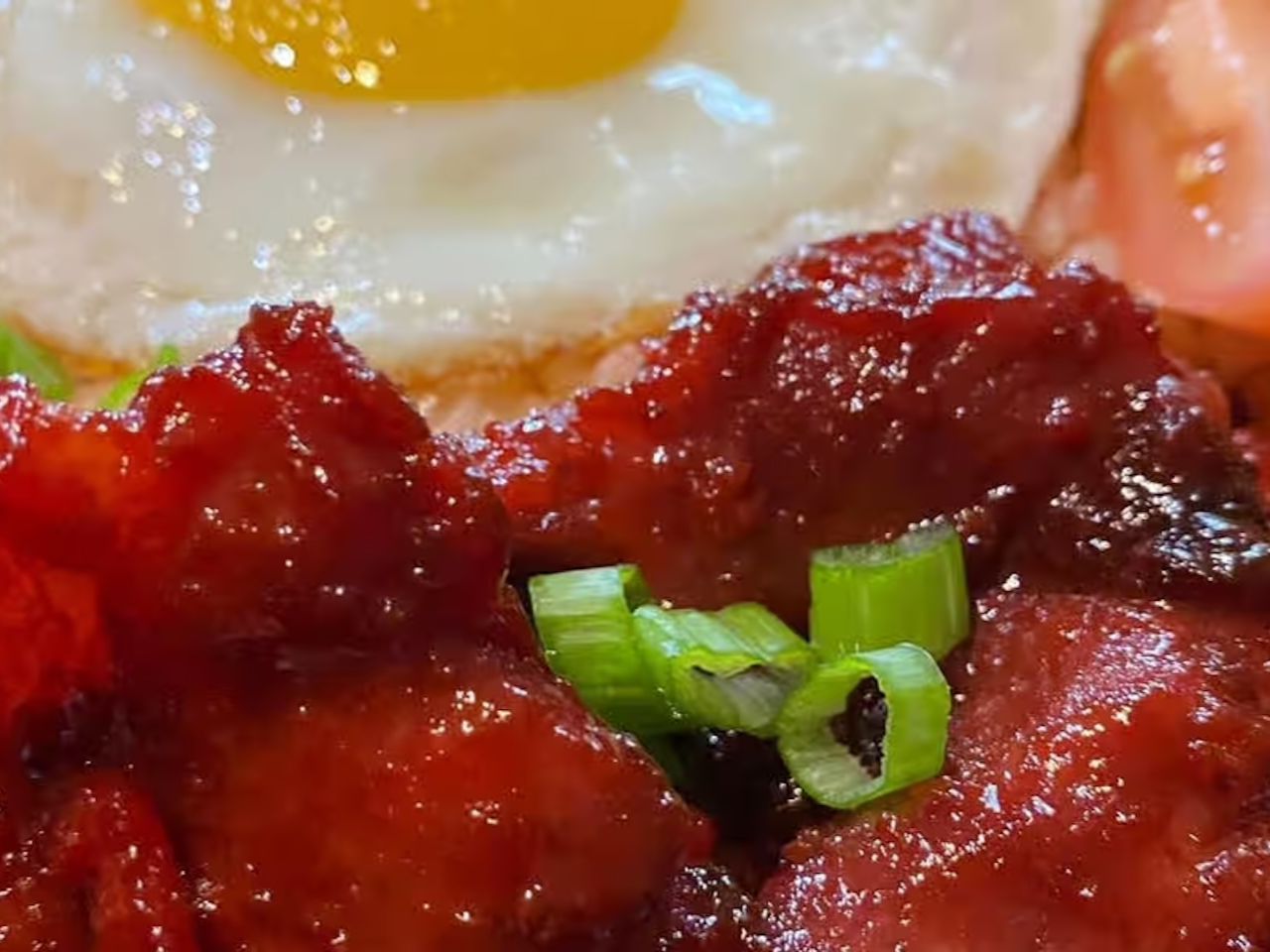 Tosilog (Tocino) Served with Garlic Rice and 2 Eggs