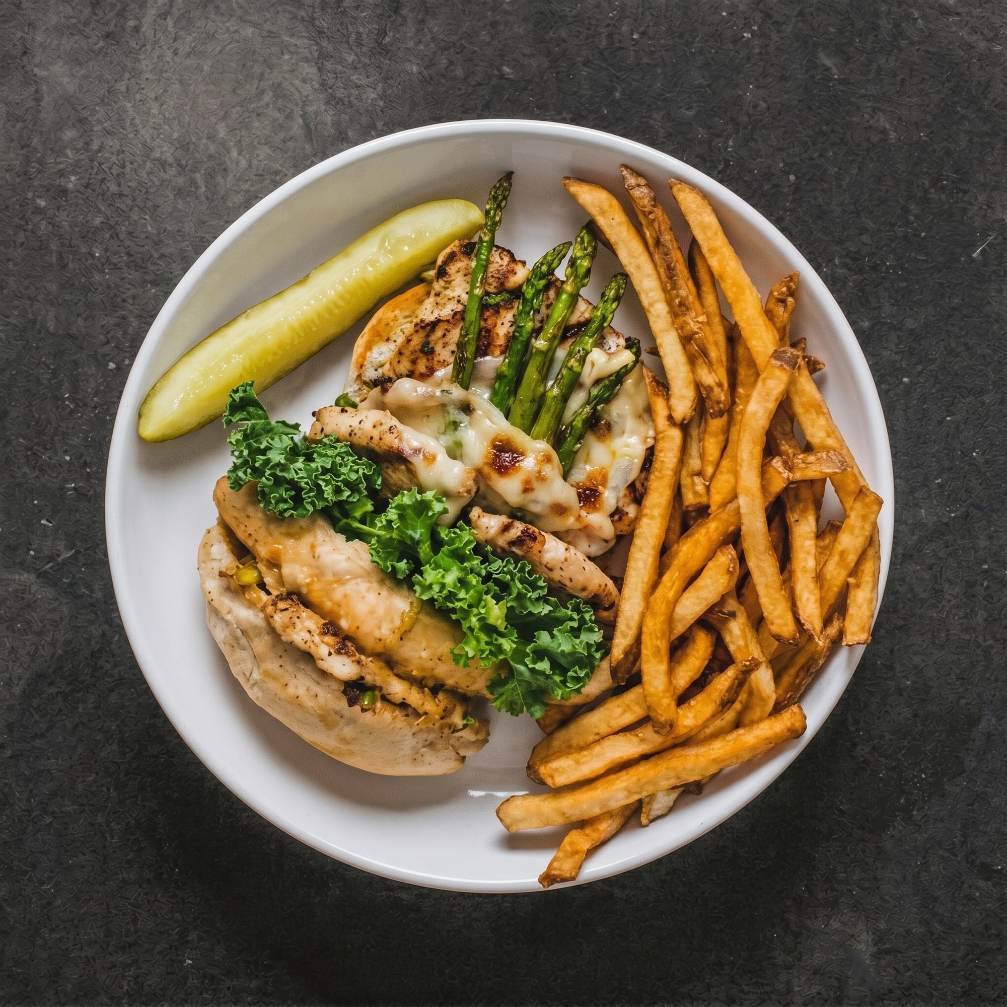 Chicken Asparagus Brie Sandwich