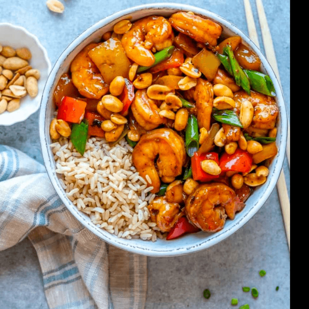 kung pao shrimp (lunch)