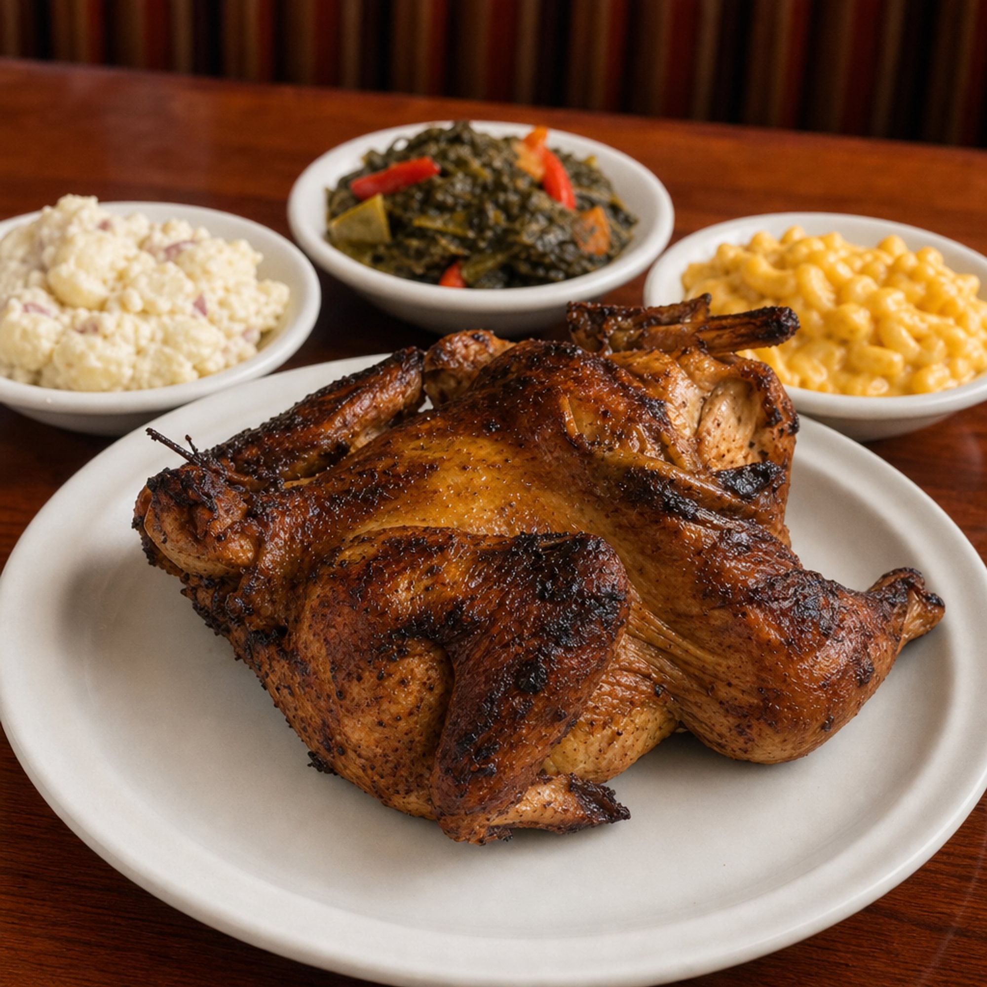 Whole Jerk Chicken & 4 Sides