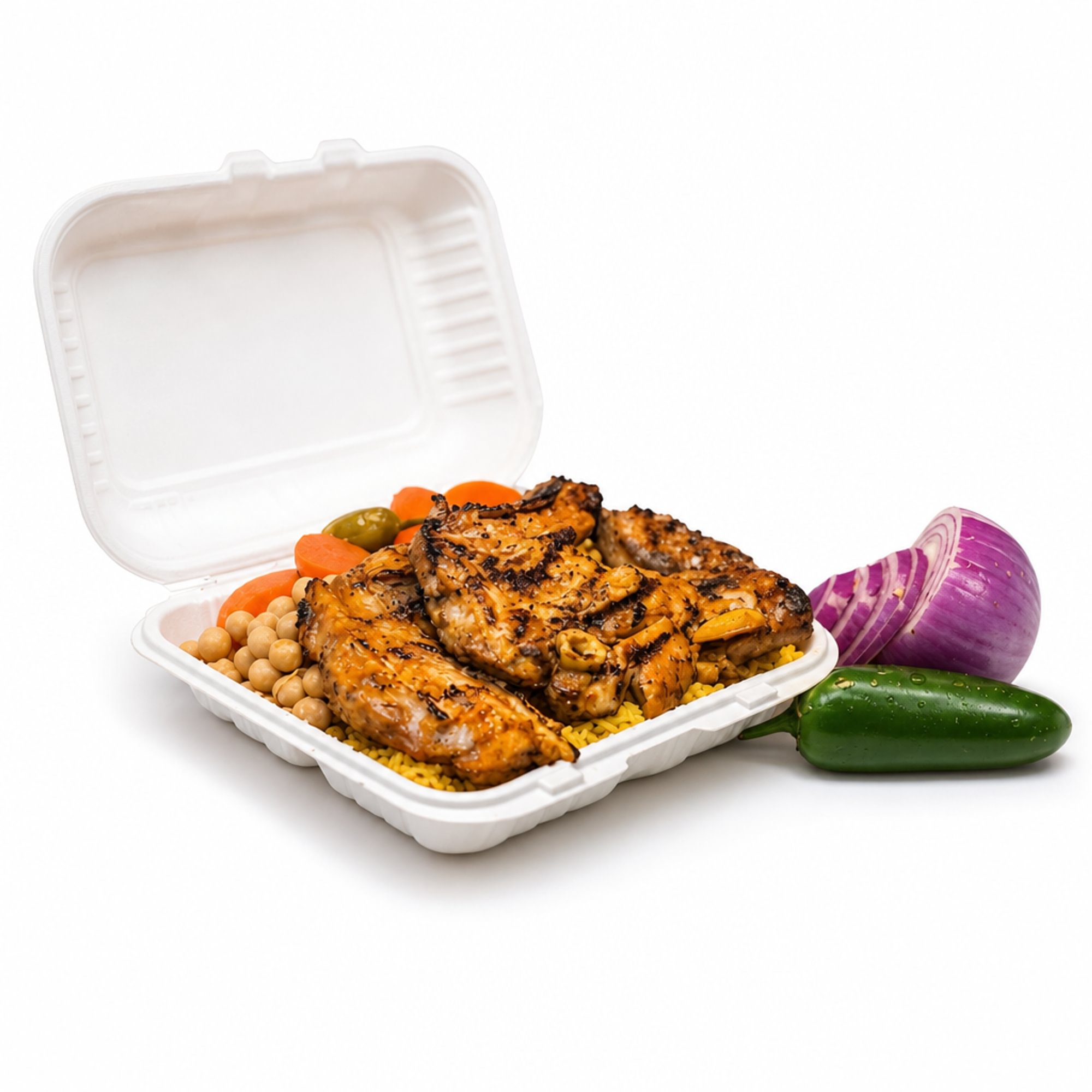 Lamb Chops with Rice