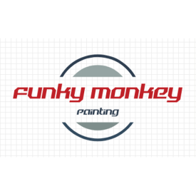 Funky Monkey Painting Logo