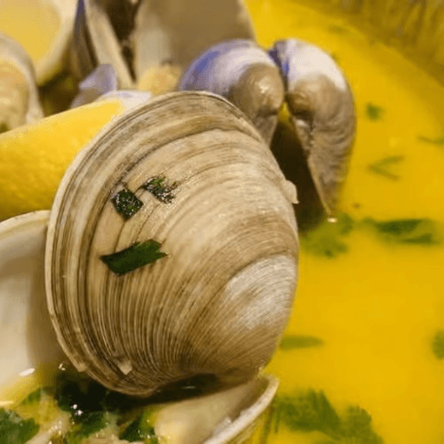 Clams in Green Sauce