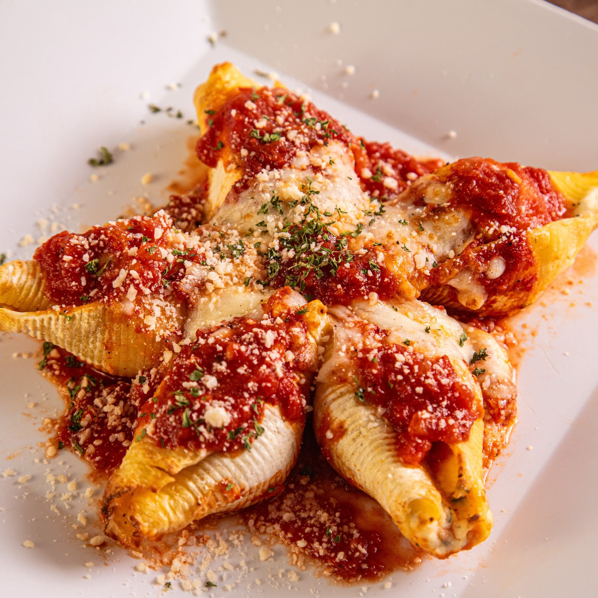 Stuffed shells lunch