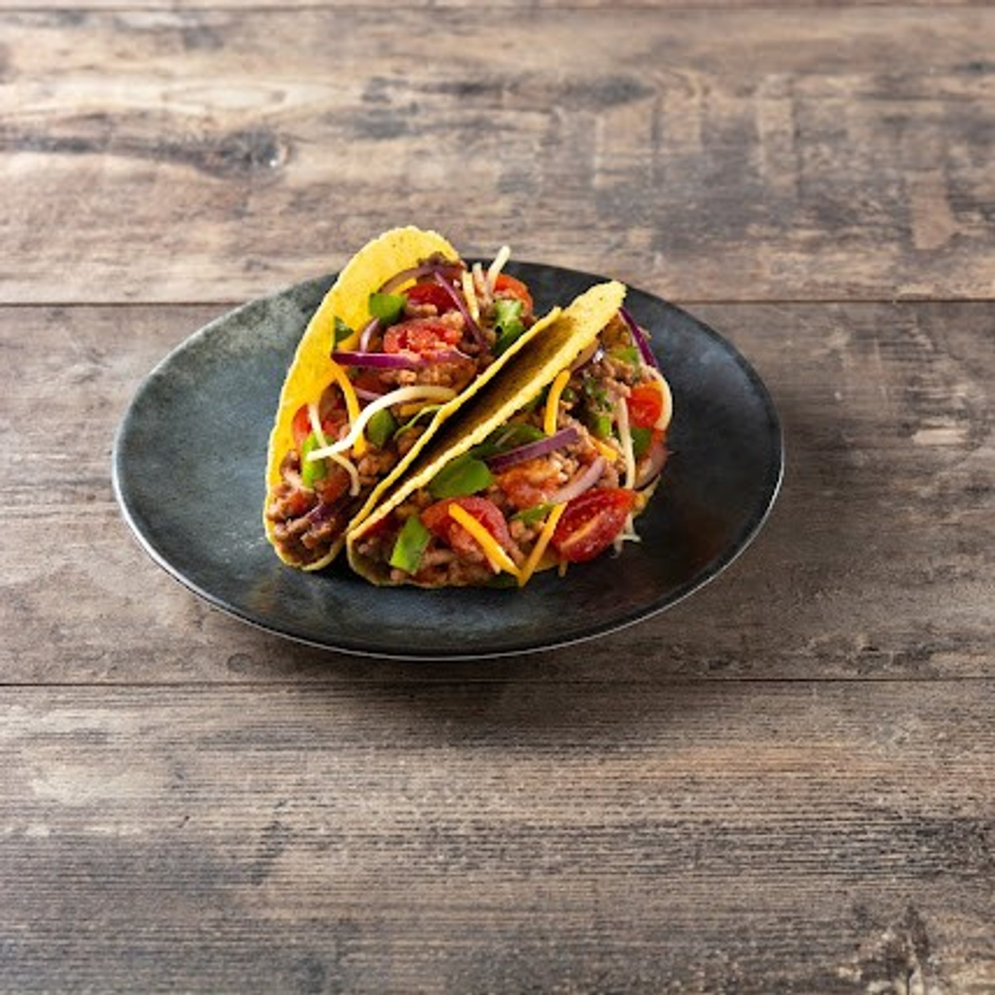 42. Beef Taco, Rice & Beans