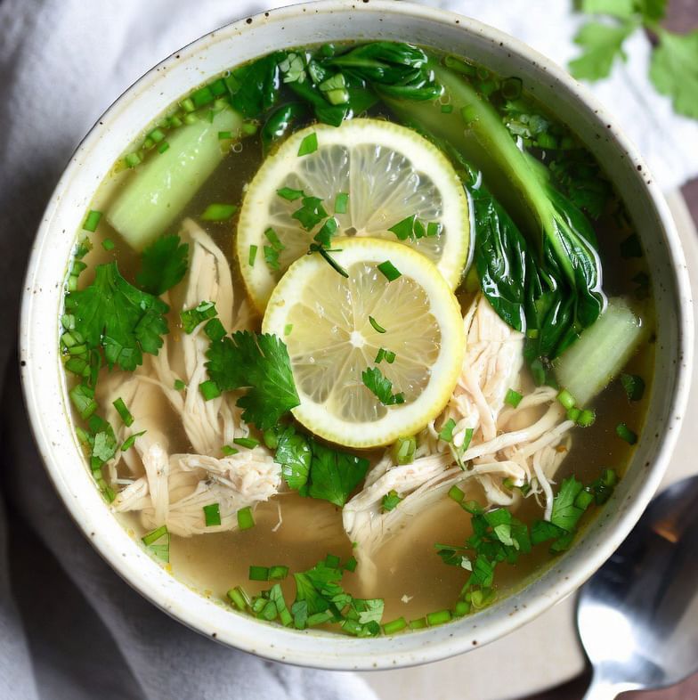 Chicken Lemon Coriander Soup