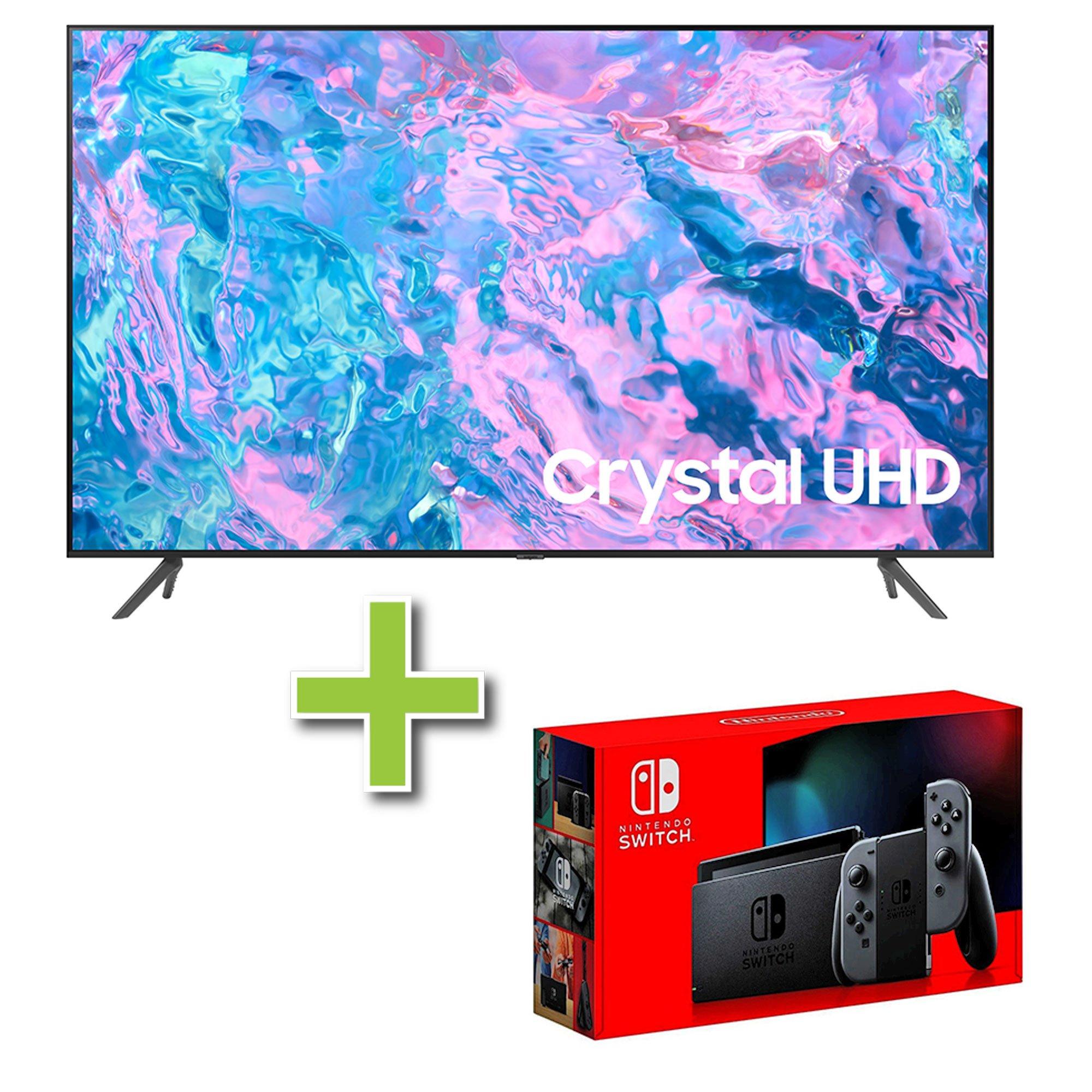 50" Samsung CU7000 4K Crystal Ultra HD Smart TV & Nintendo Switch 32GB
