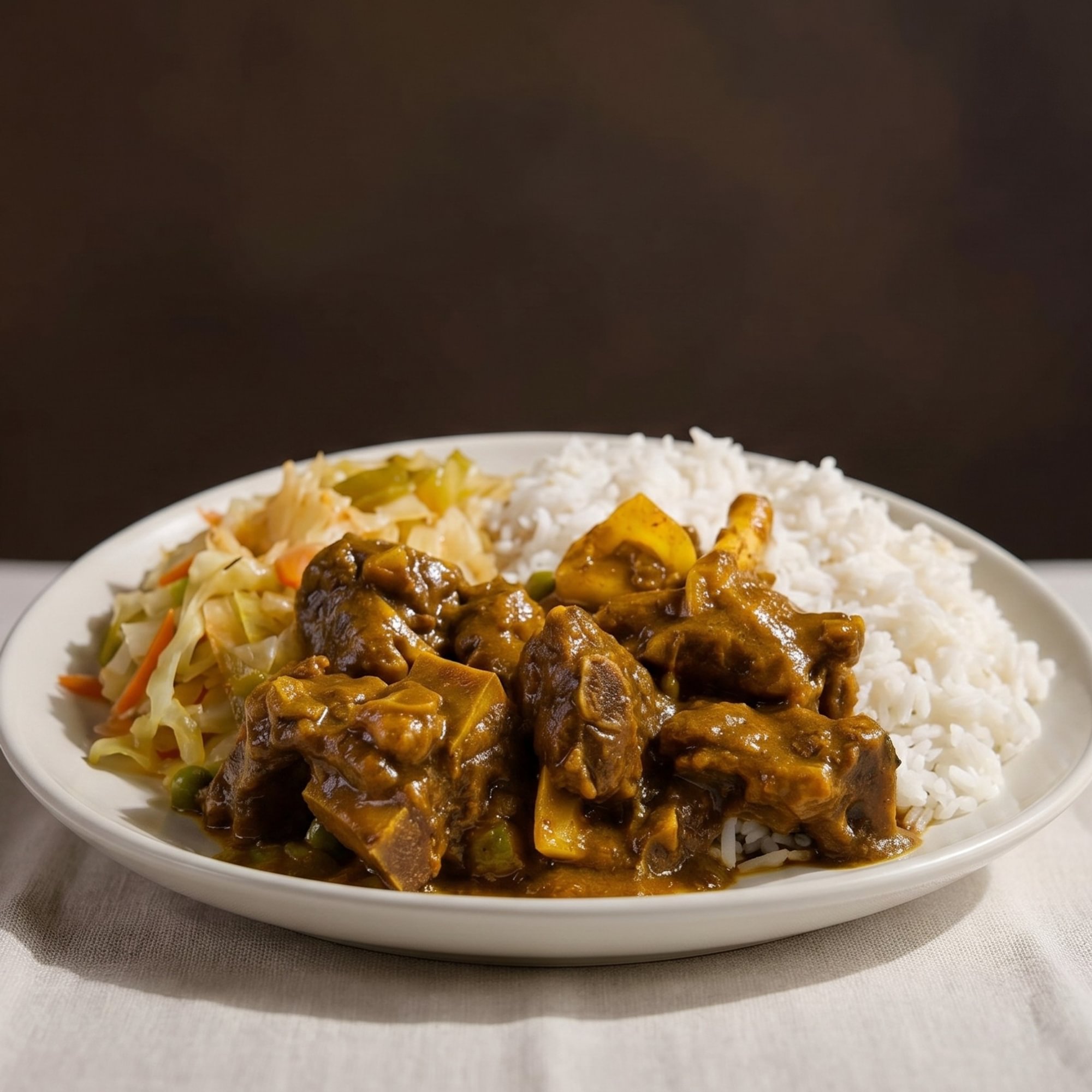Curry Goat Dinner