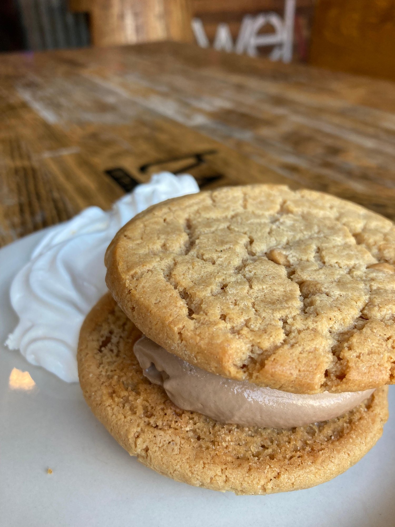 Peanut-butter😋Cookie/ Choc Custard