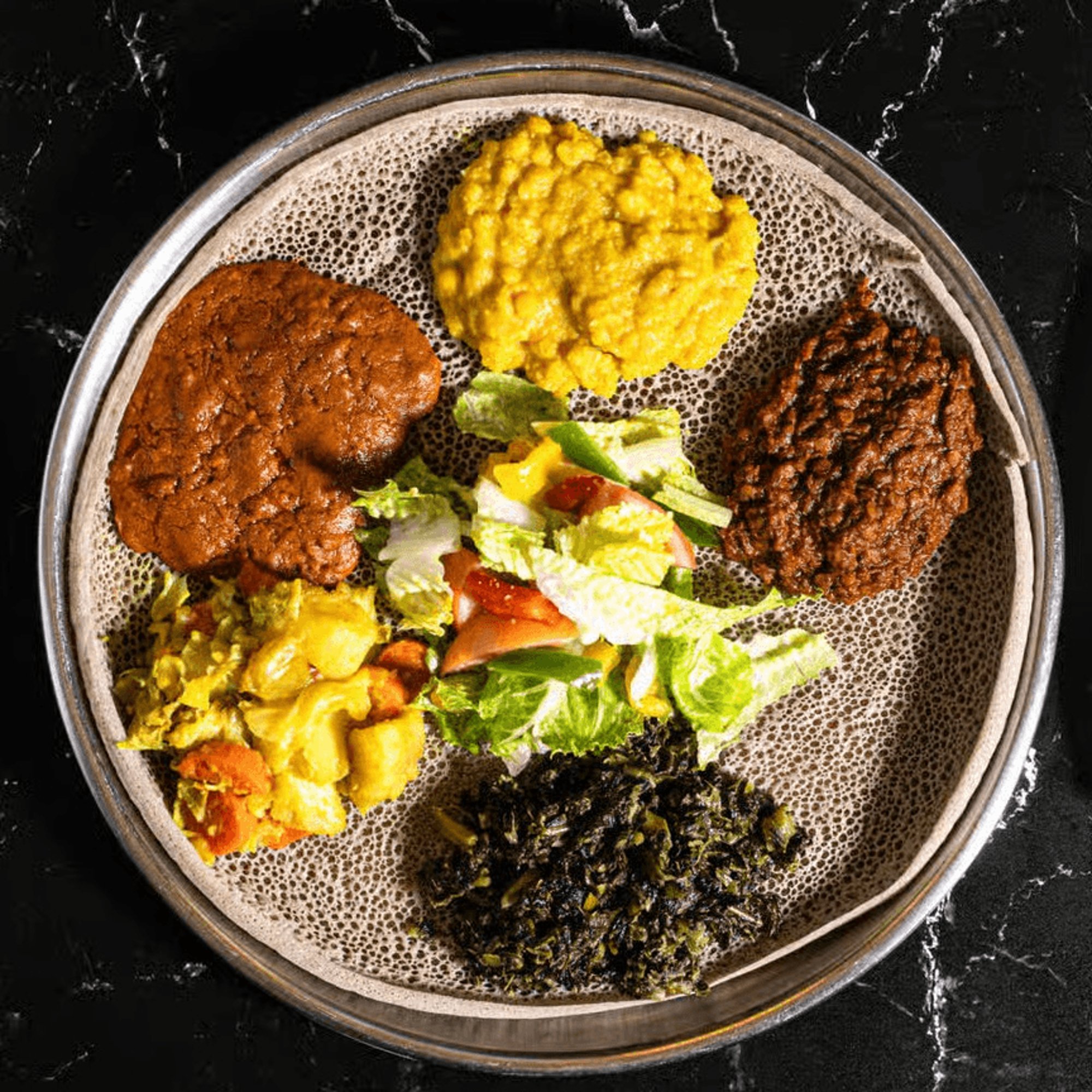 Veggie and Tibs Combo
