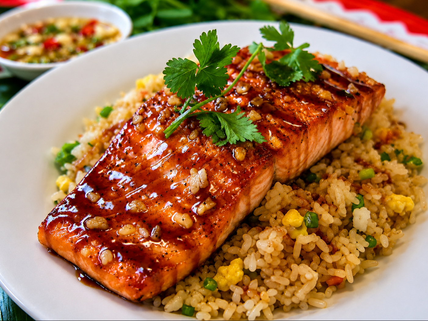 Special Fried Rice & Salmon
