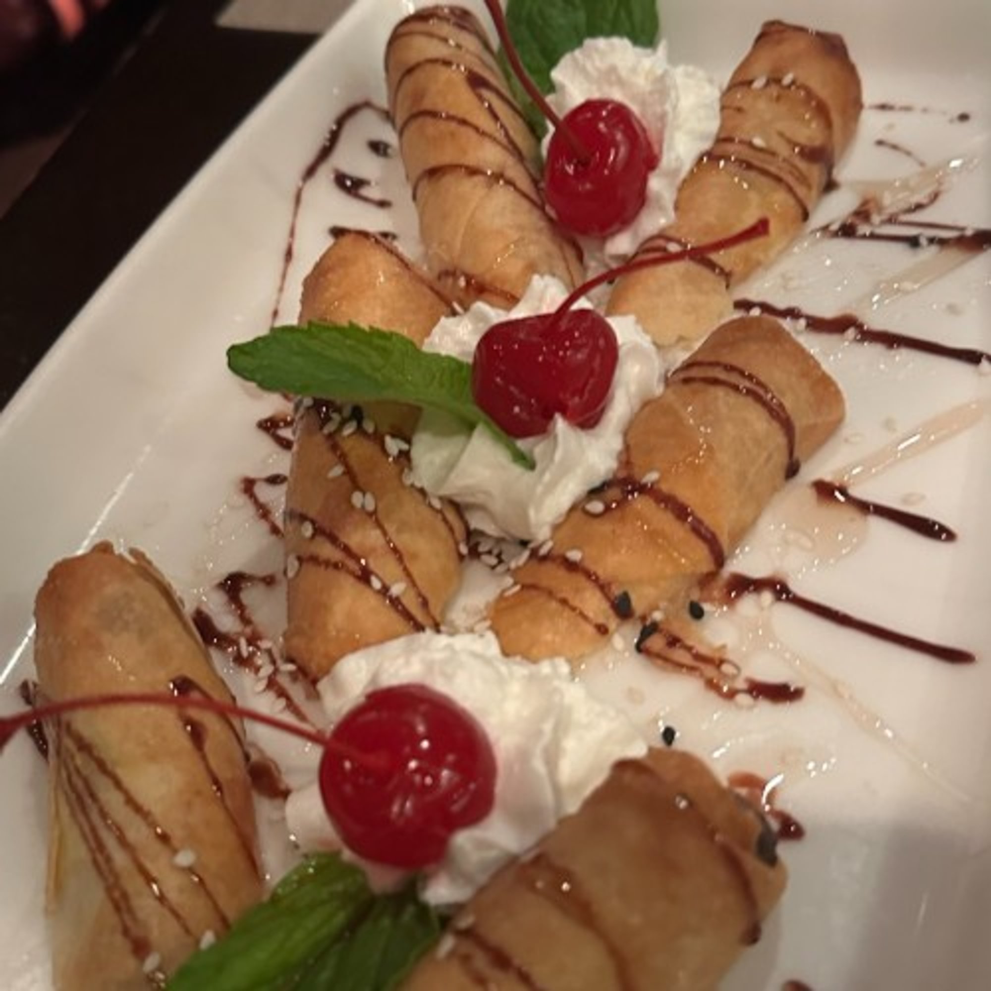 Banana Spring Rolls