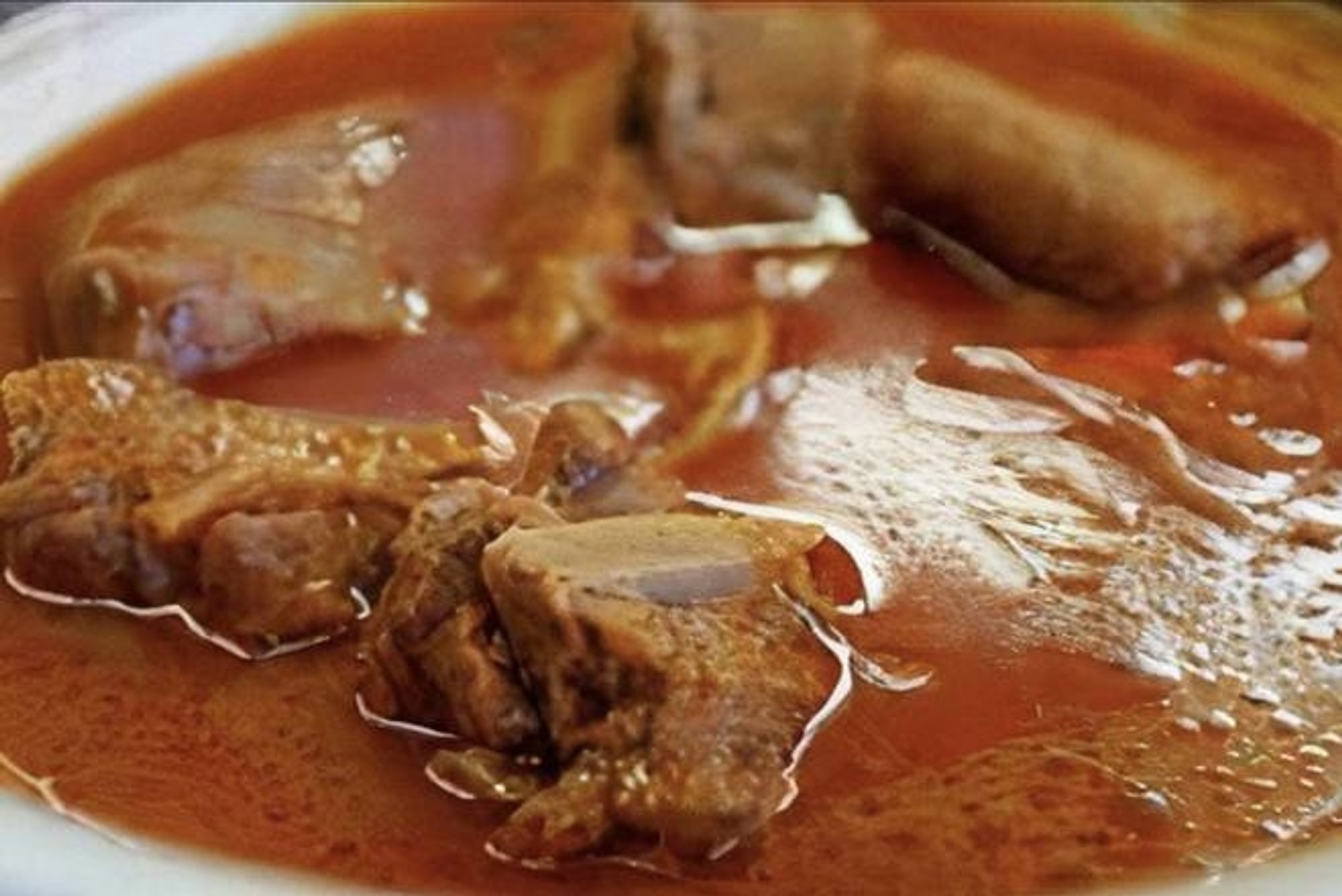 Fufu & Light Soup With mixed Meat