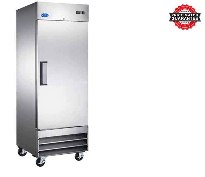 Zanduco 29" Single Door Stainless Steel Reach-in Freezer with 650L Capacity - 110V, 1/2 HP