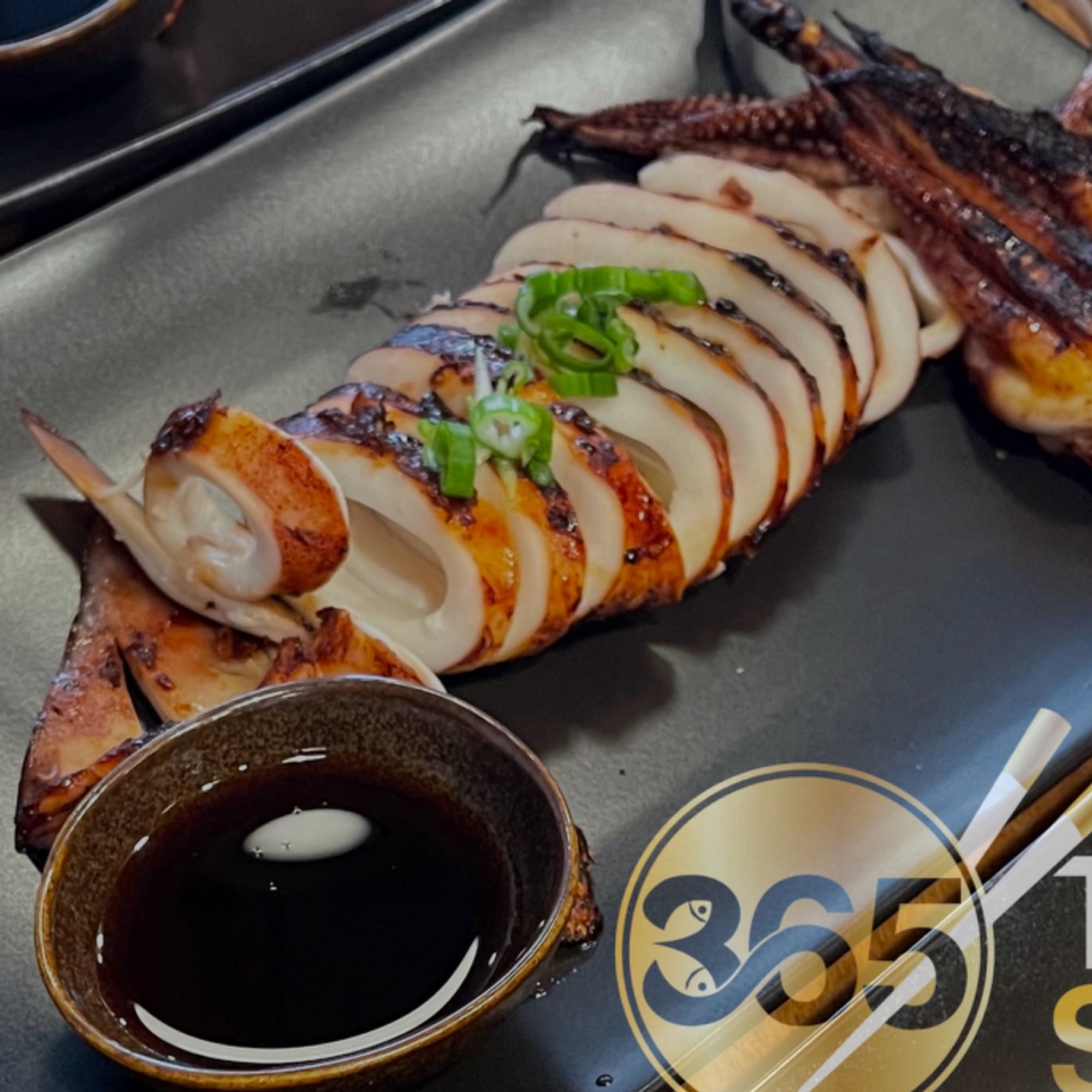 Grilled Whole Squid