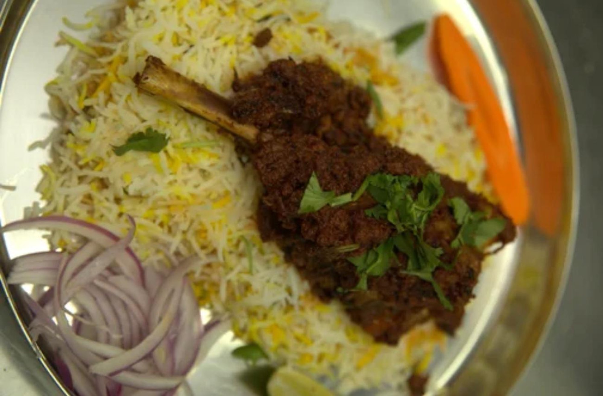 Nalli Gosht Fry Piece Biryani