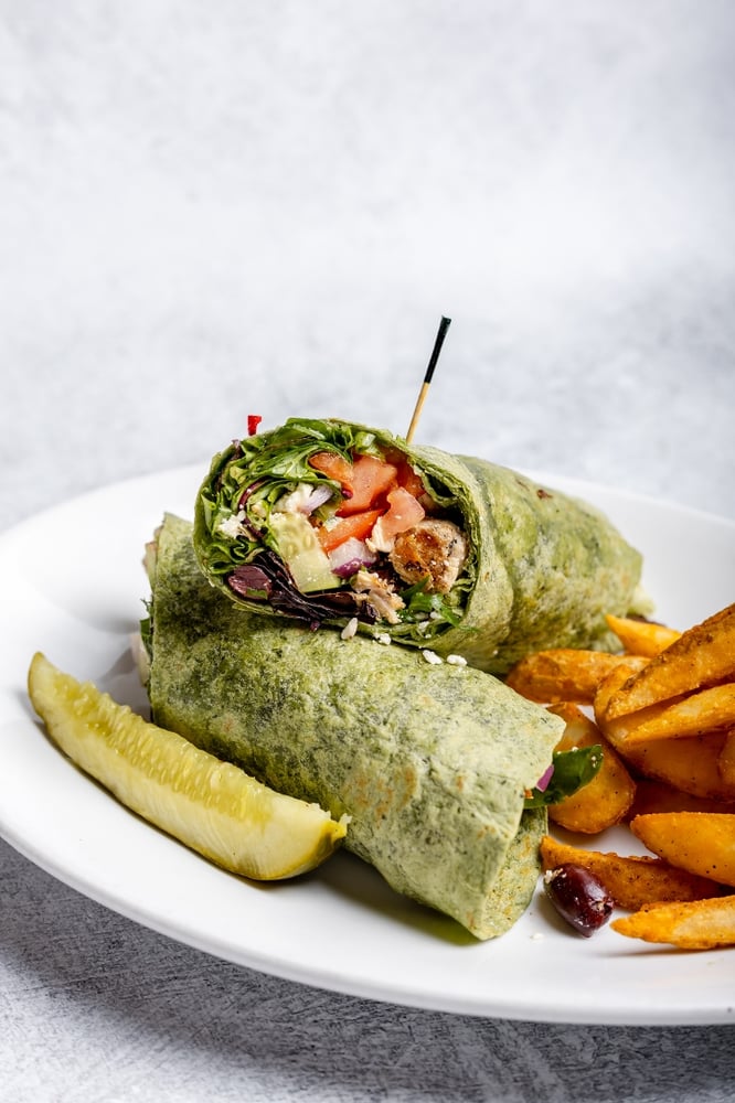 Chicken Greek Wrap