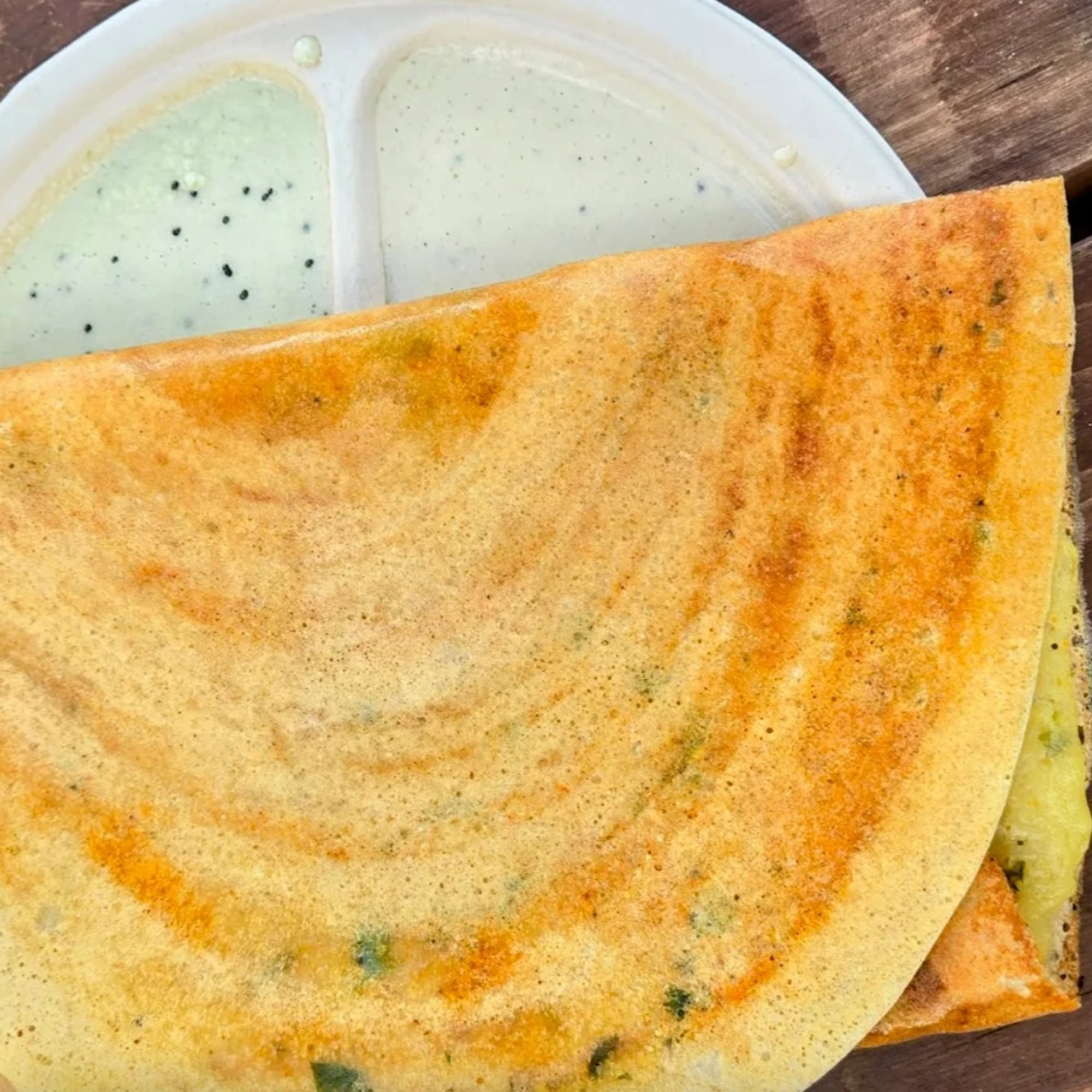 O - Ghee Karam Podi Masala Dosa
