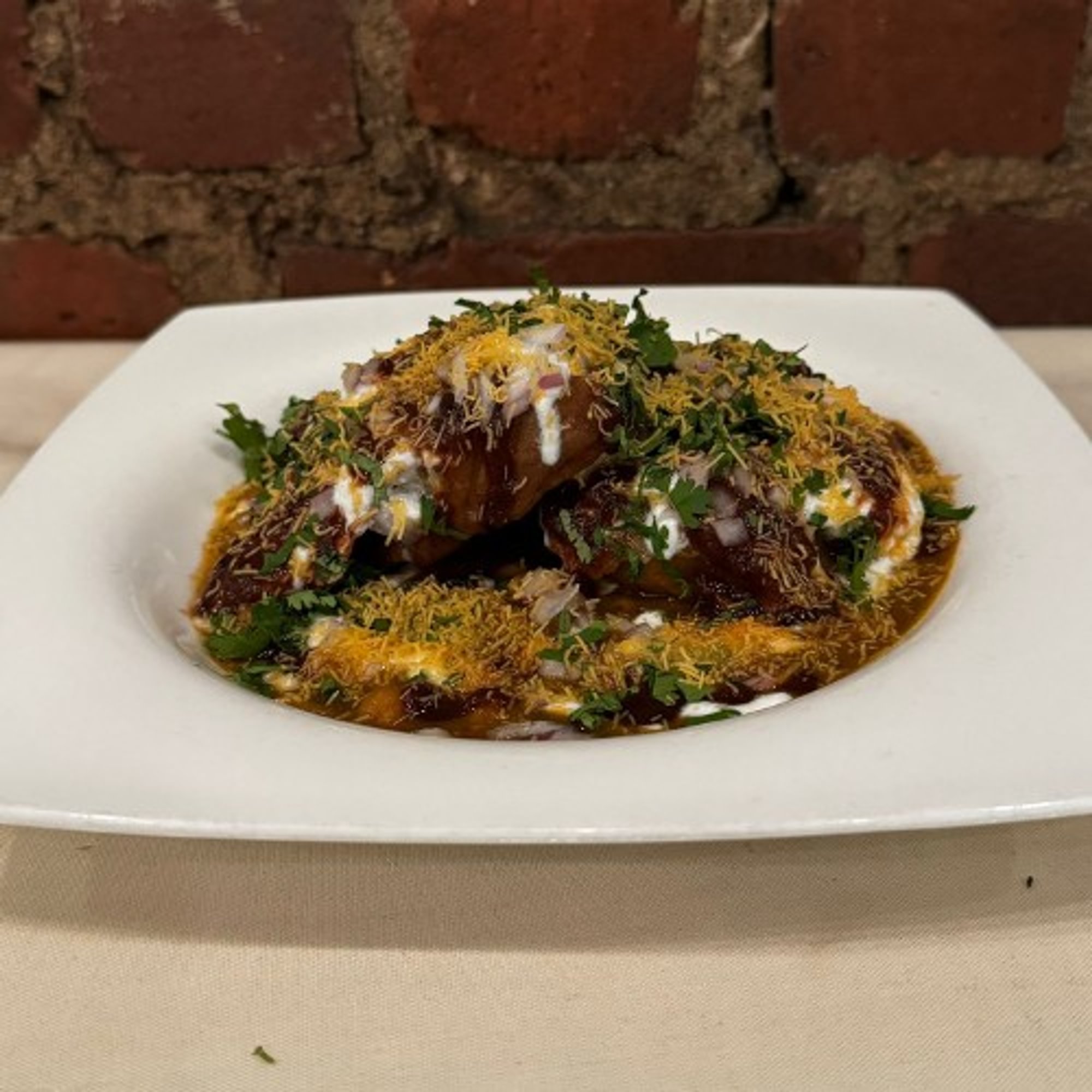 Vegan Samosa Chaat