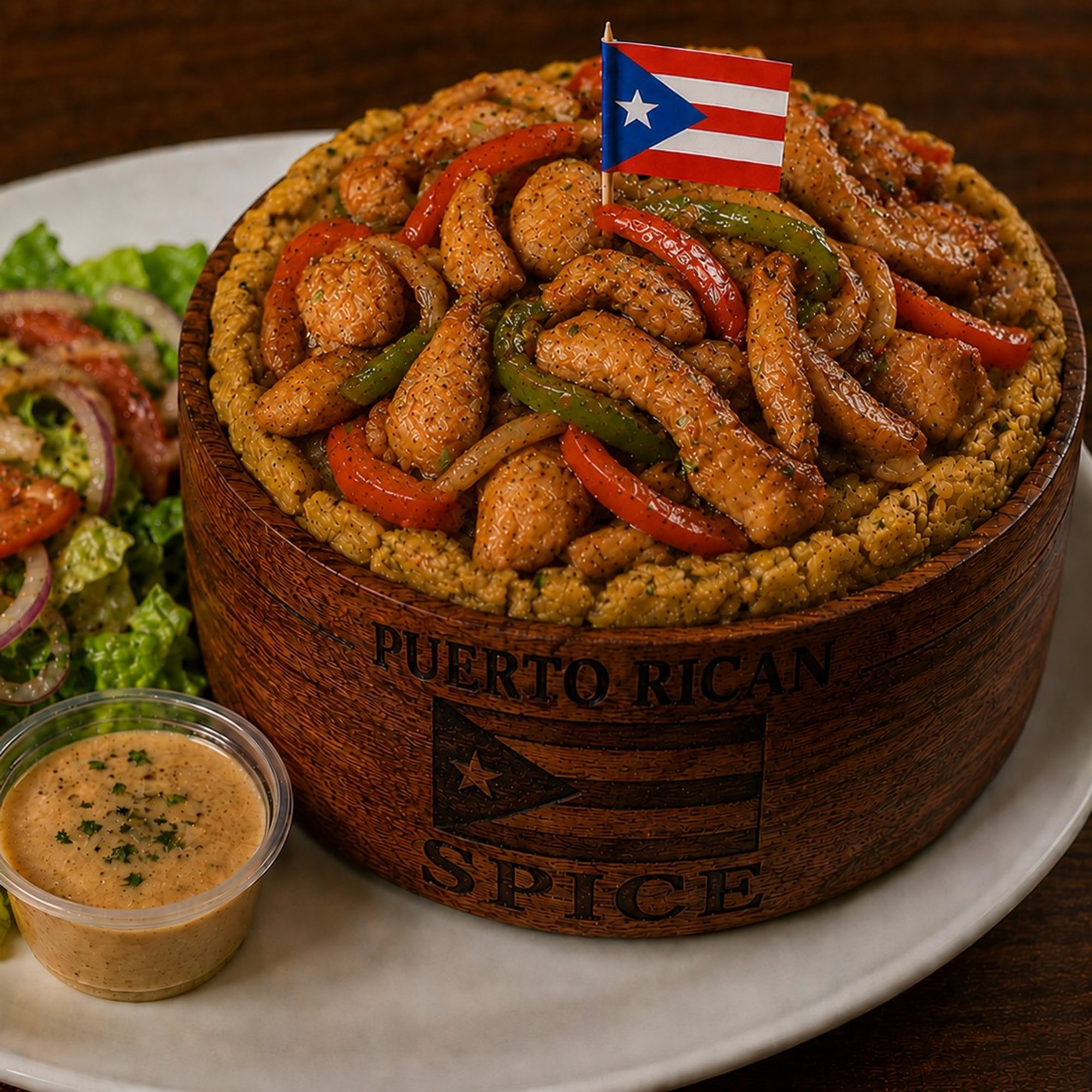 Pollo / Stir Fry Chicken Mofongo