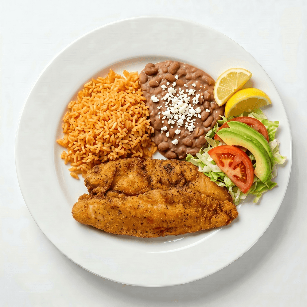 Platillo de Filete de Pescado a la Plancha