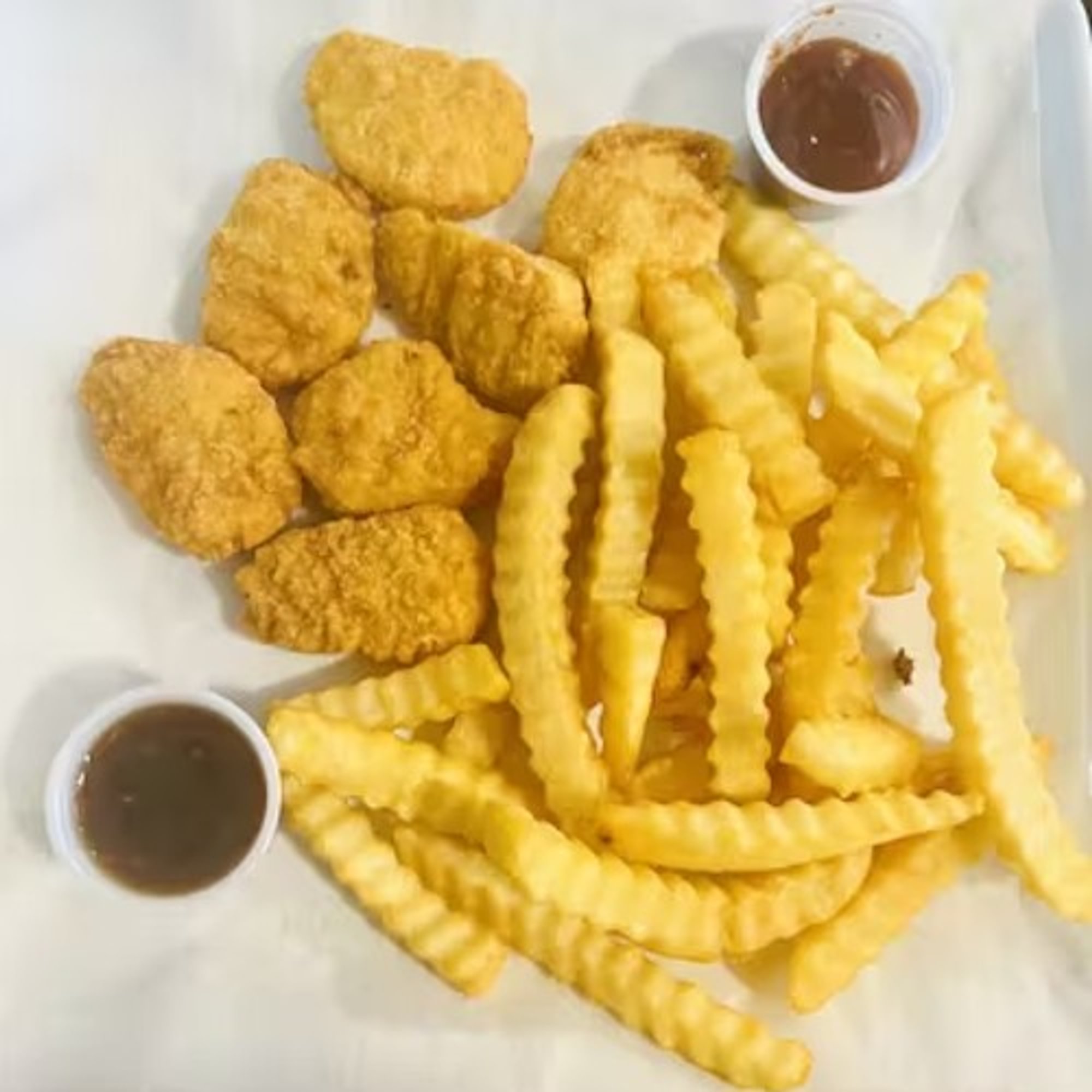 Plain Chicken Nuggets Combo 6pcs