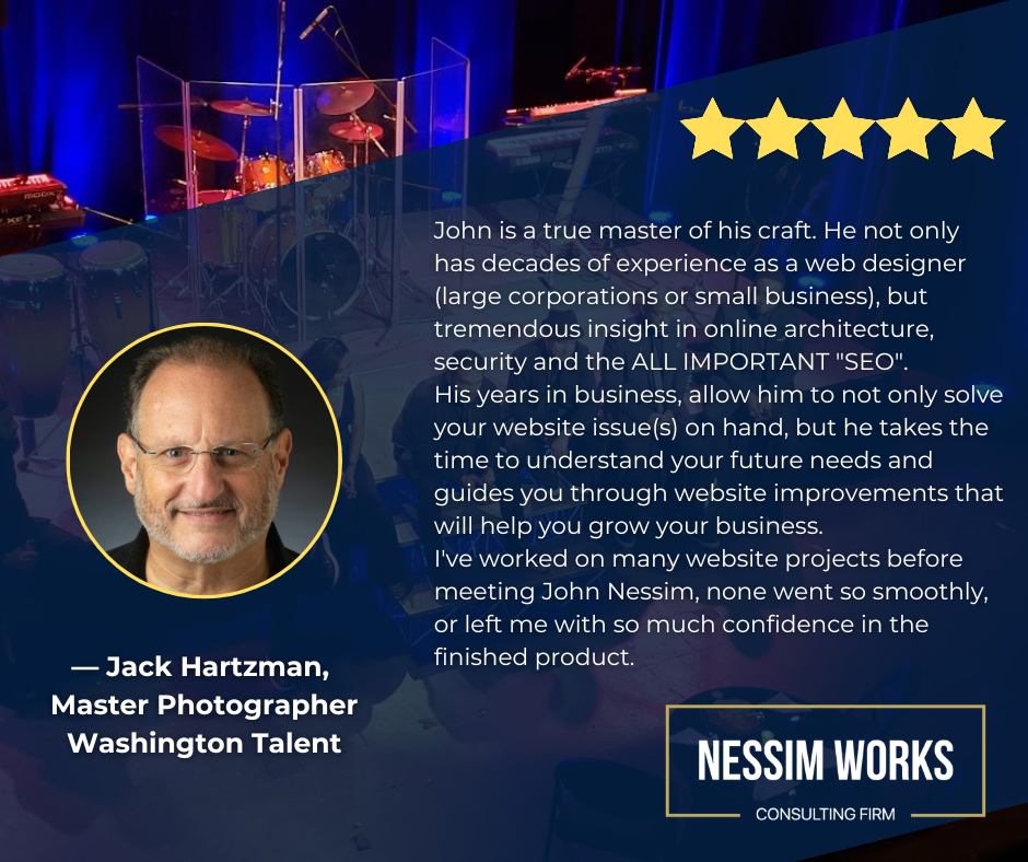 Nessim Works - Web design, Development and Consulting Image